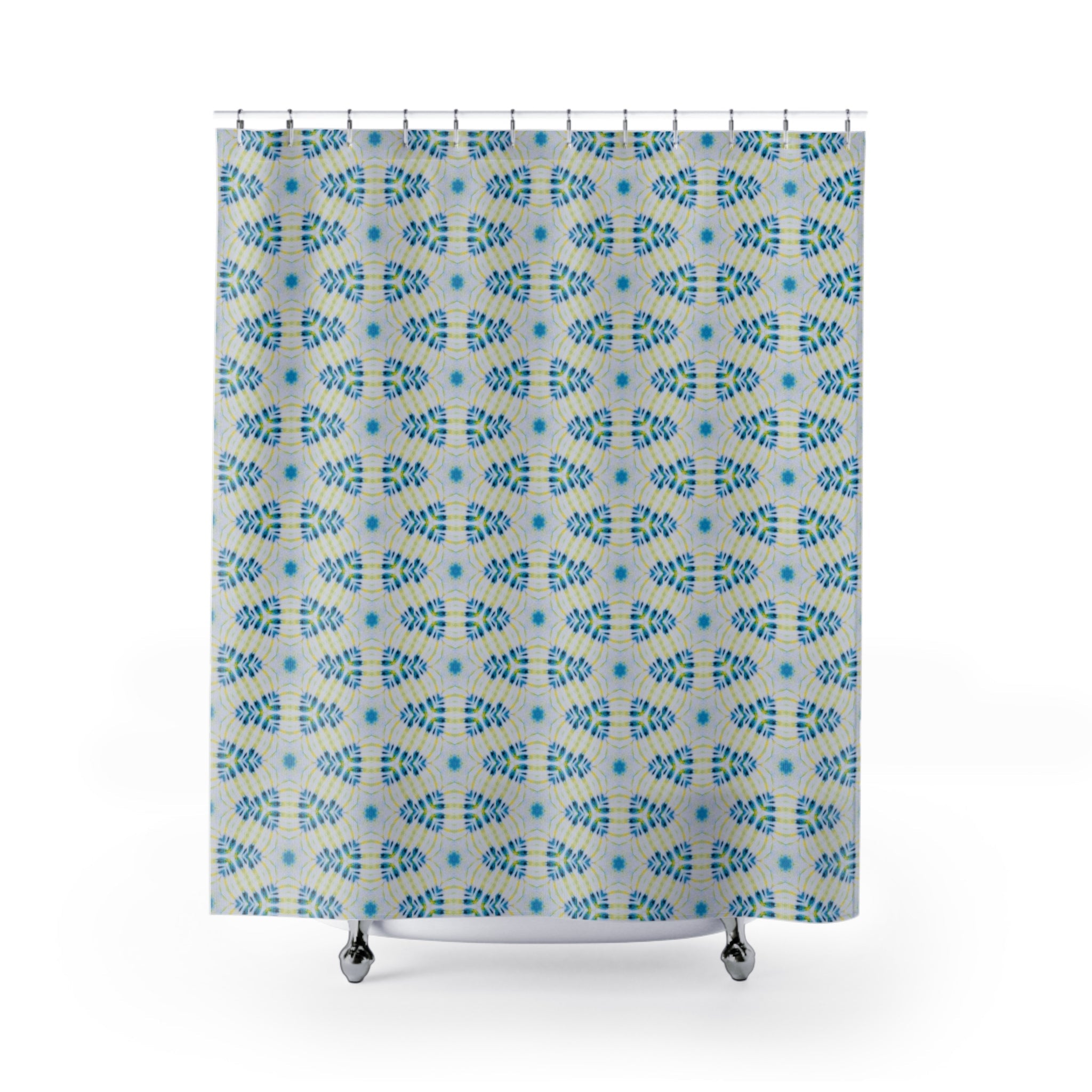"CYMANTIQUE" Cymatic Print Shower Curtains