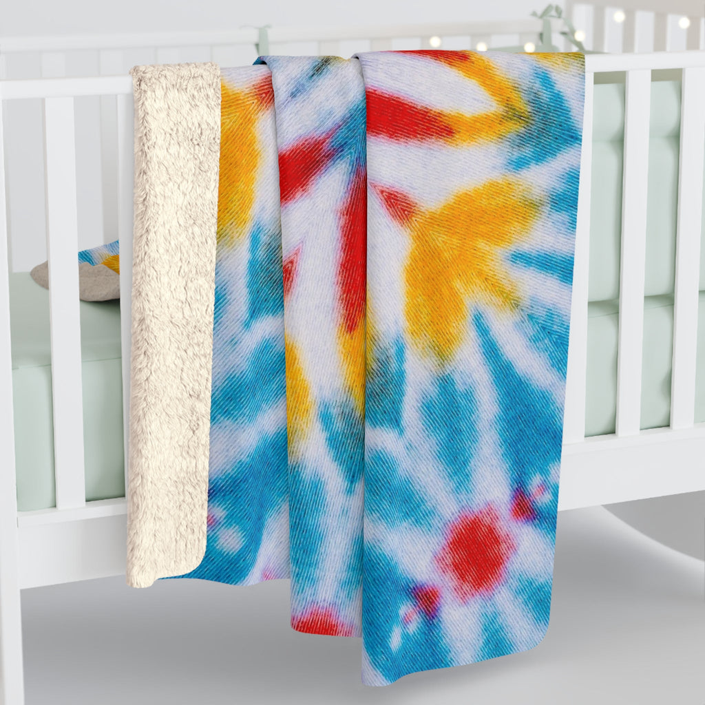 "CRISTOS" Cymatic Sherpa Fleece Blanket