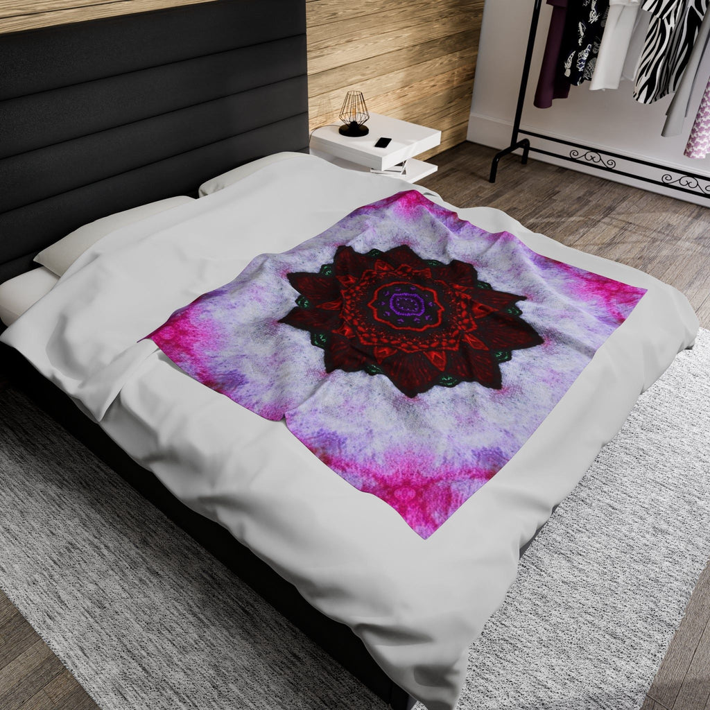 “VESI” Cymatic Velveteen Blanket