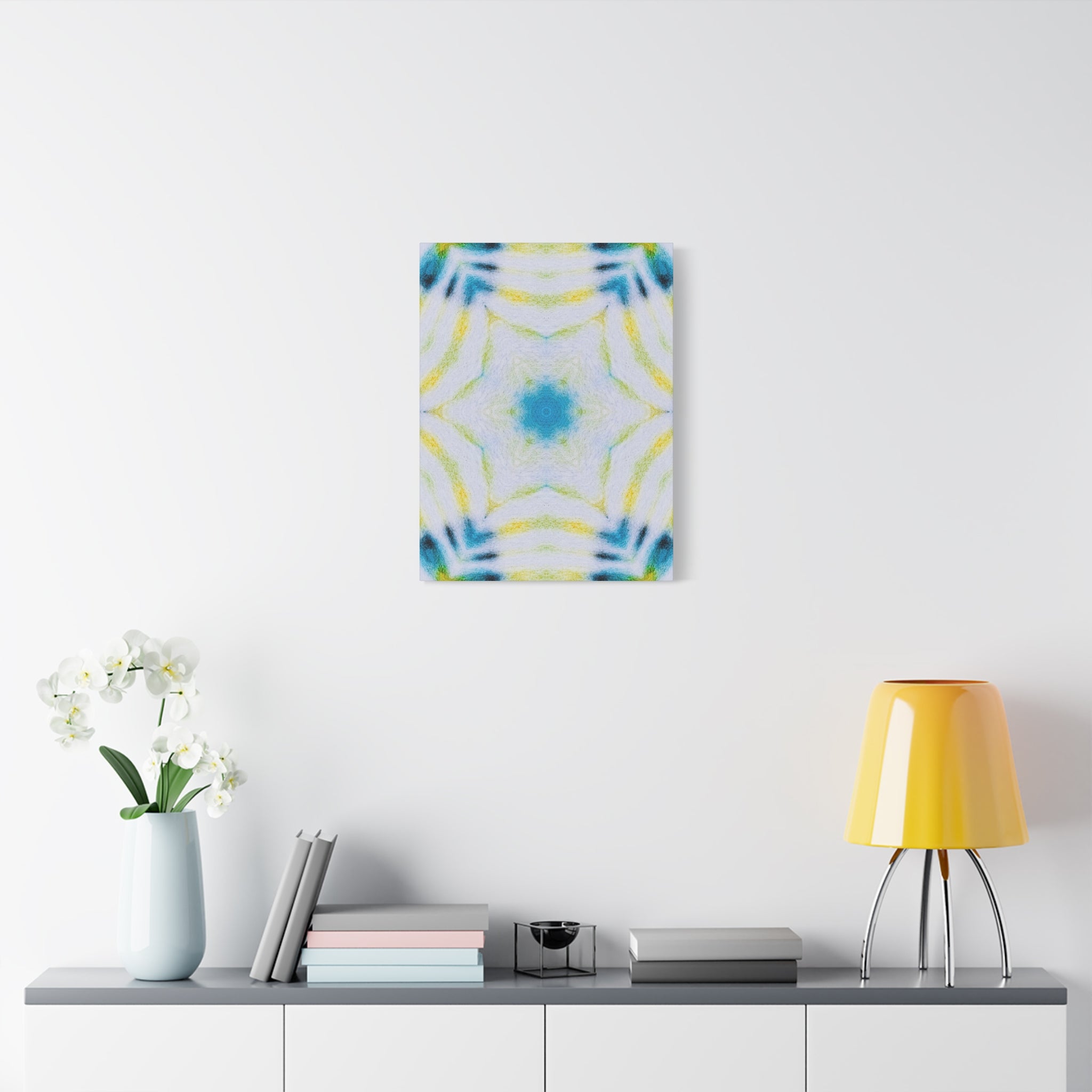 "CYMANTIQUE" Cymatic Canvas Art Print - Stretched Matte 1.25"