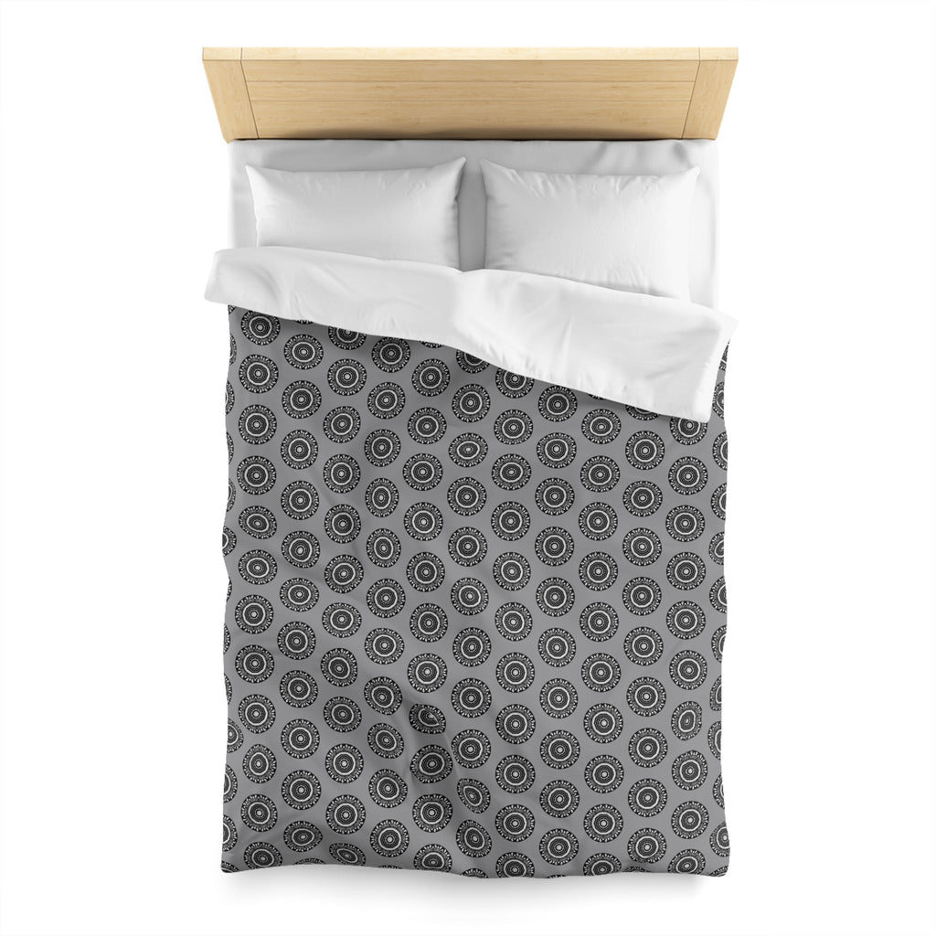 "MAYA" Cymatic Duvet Cover (Grey) - Housewarming
