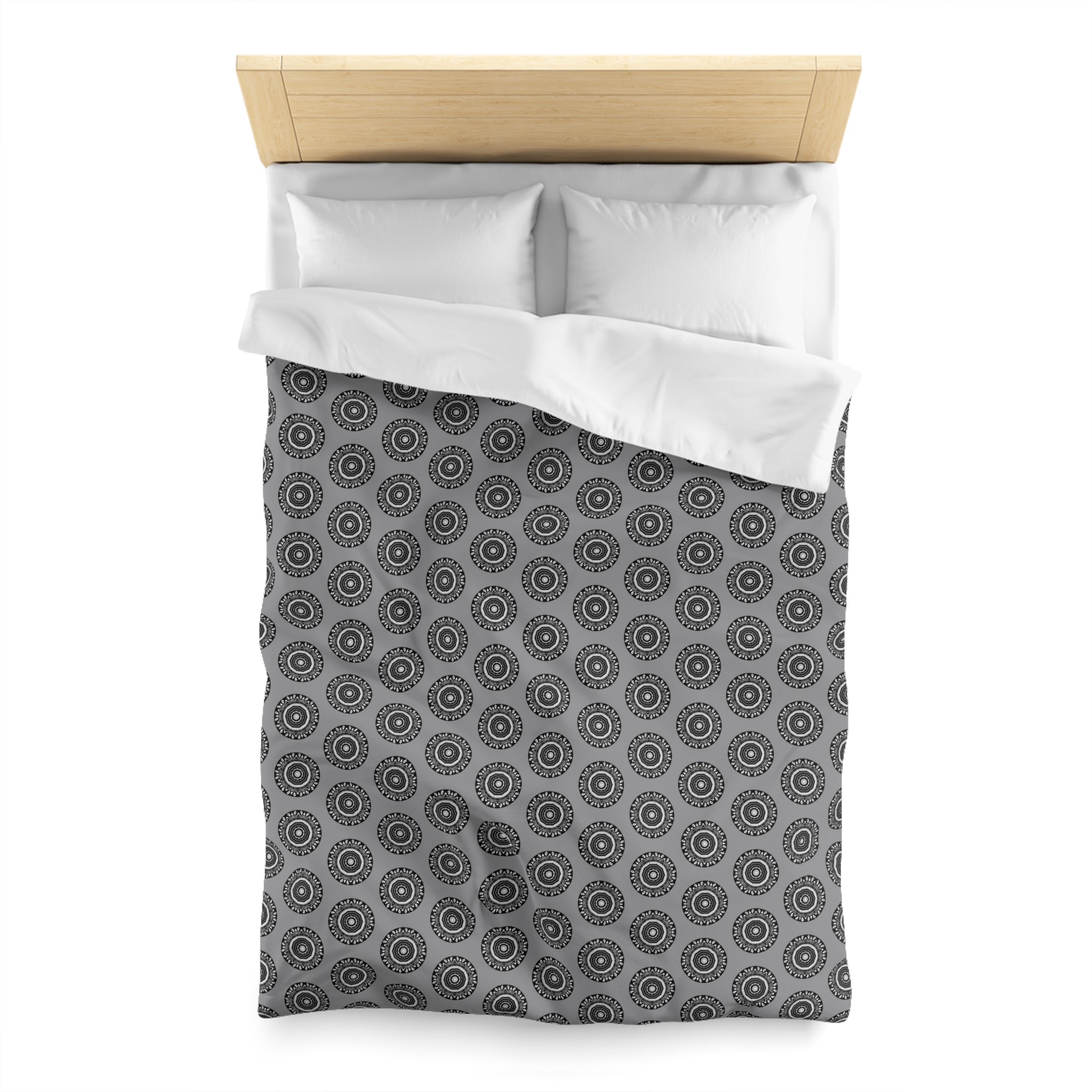 "MAYA" Cymatic Duvet Cover (Grey) - Housewarming