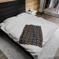 “BLKSUN” Cymatic AOP Velveteen Blanket