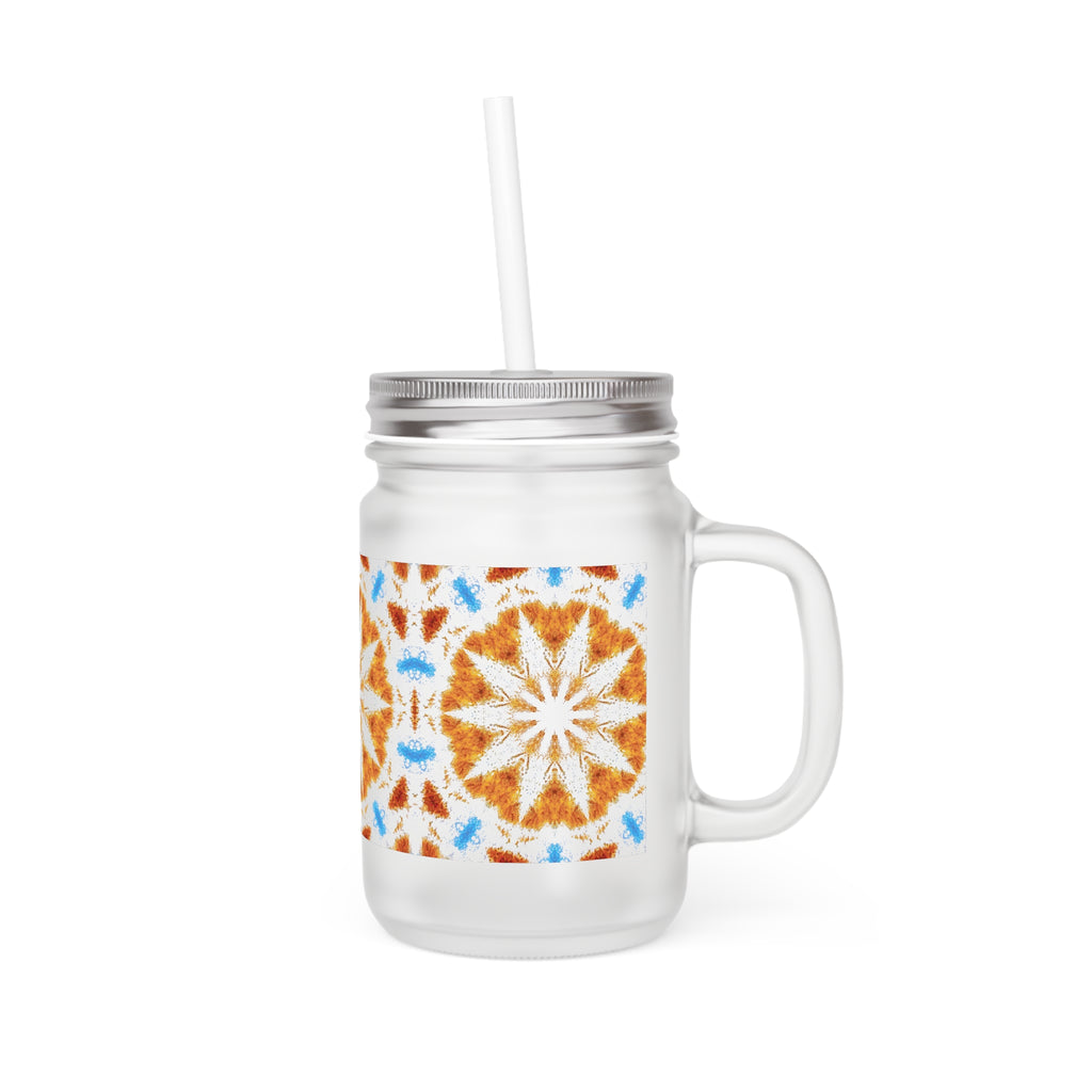 SOL Cymatic Mason Jar Tumbler with Straw