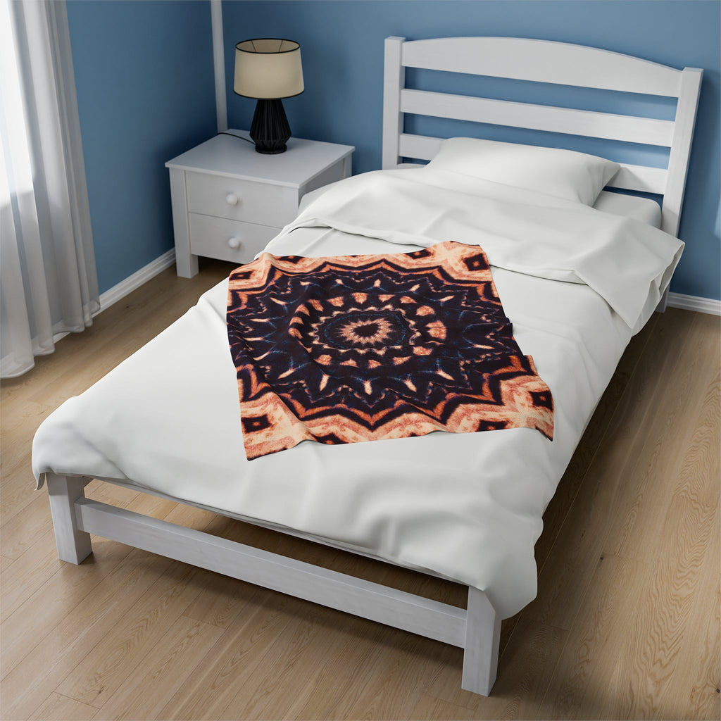 “TRIBAL” Cymatic Velveteen Plush Blanket