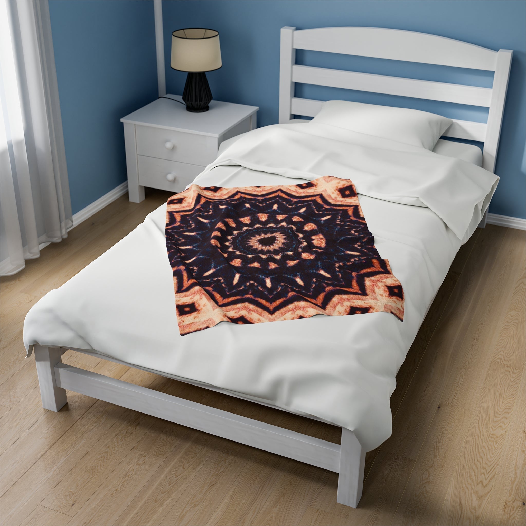 “TRIBAL” Cymatic Velveteen Plush Blanket