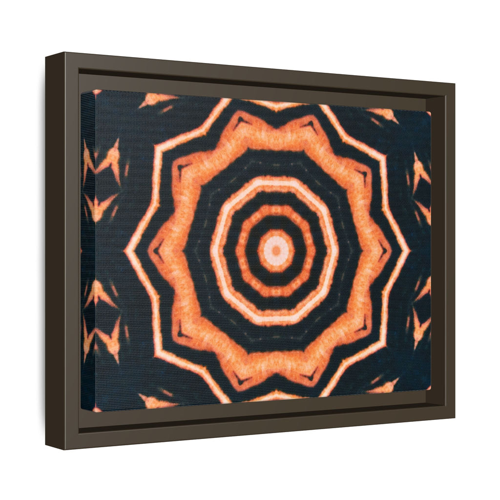 "417" Cymatic Framed Matte Canvas