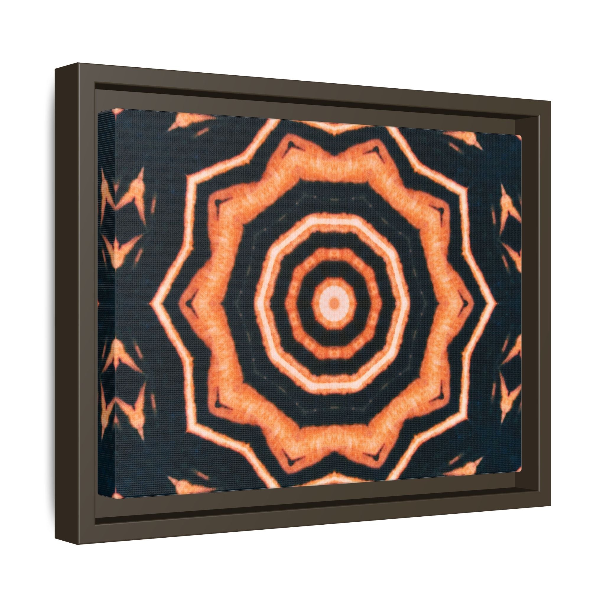 "417" Cymatic Framed Matte Canvas