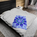 “LOTUS” Cymatic Velveteen Blanket