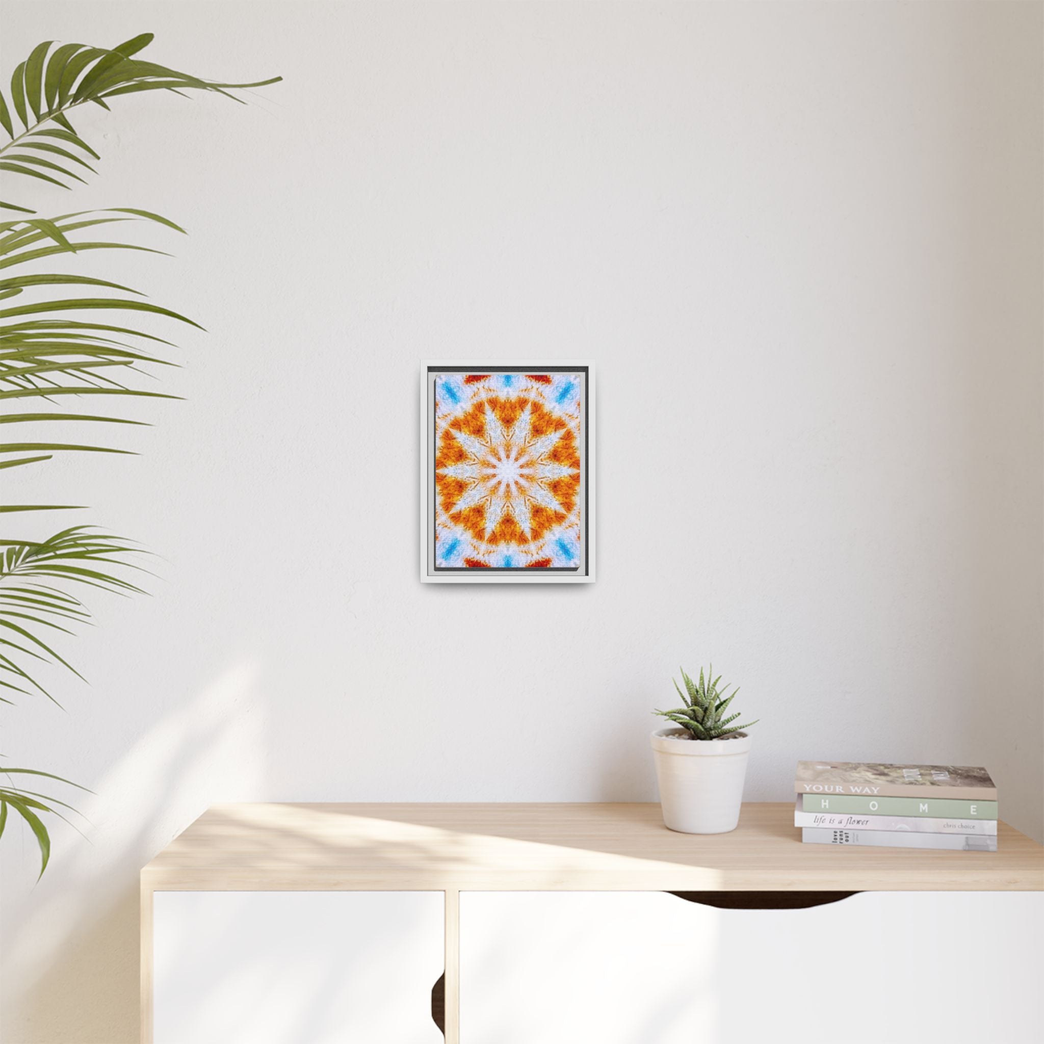 "SOL" Cymatic Framed Matte Canvas