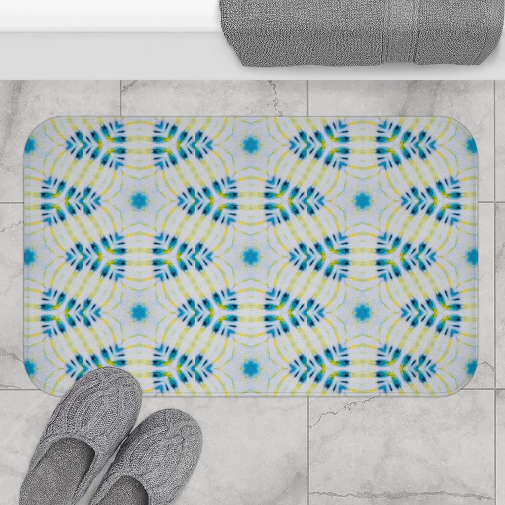 "CYMANTIQUE" Cymatic Print Bath Mat