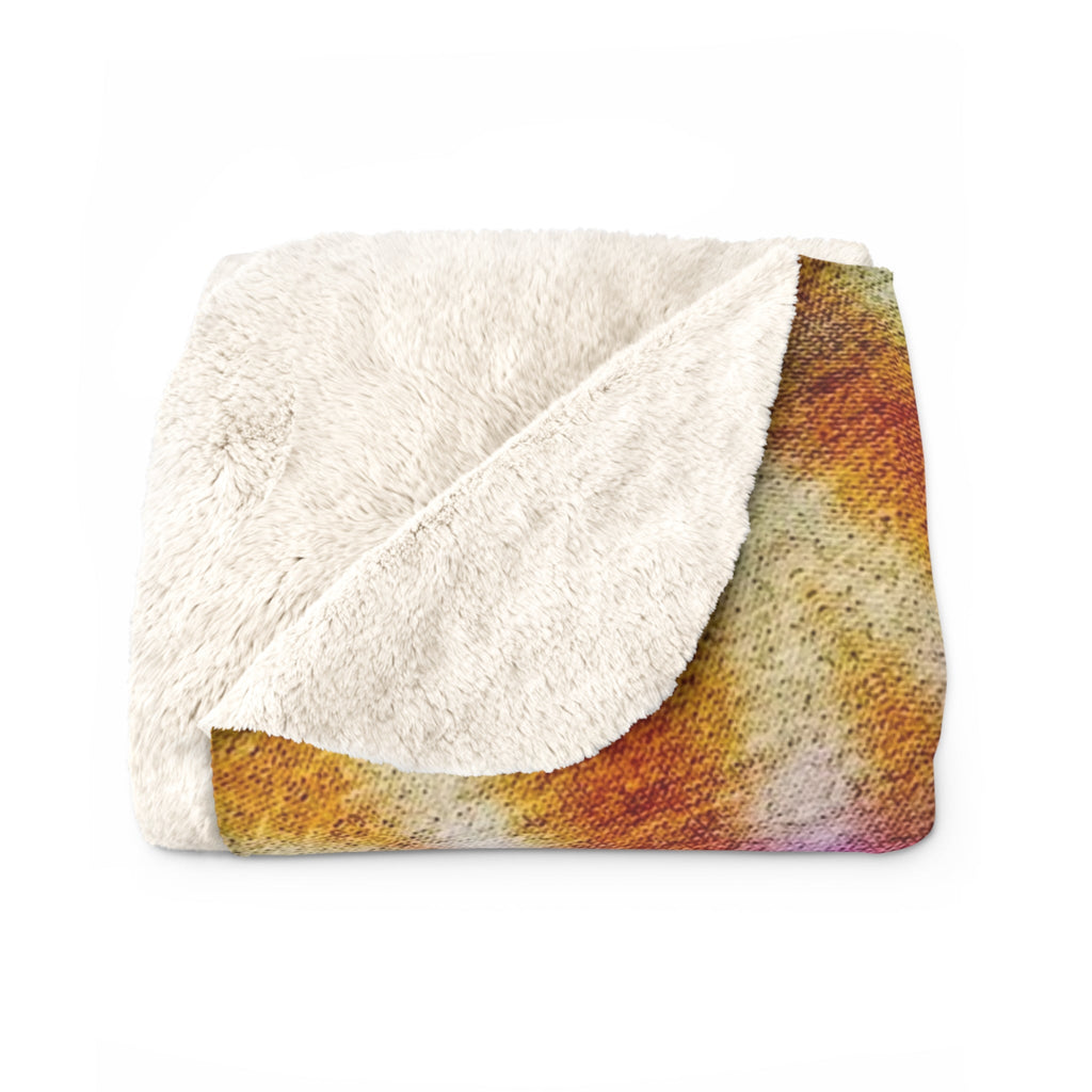 "OST3OS" Cymatic Sherpa Fleece Blanket