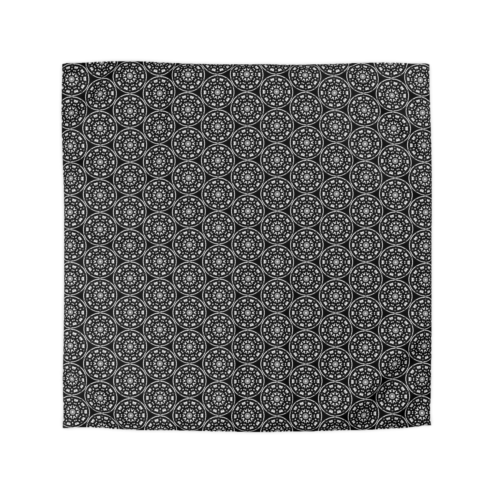 "STMPUNK" Cymatic Duvet Cover (Black)