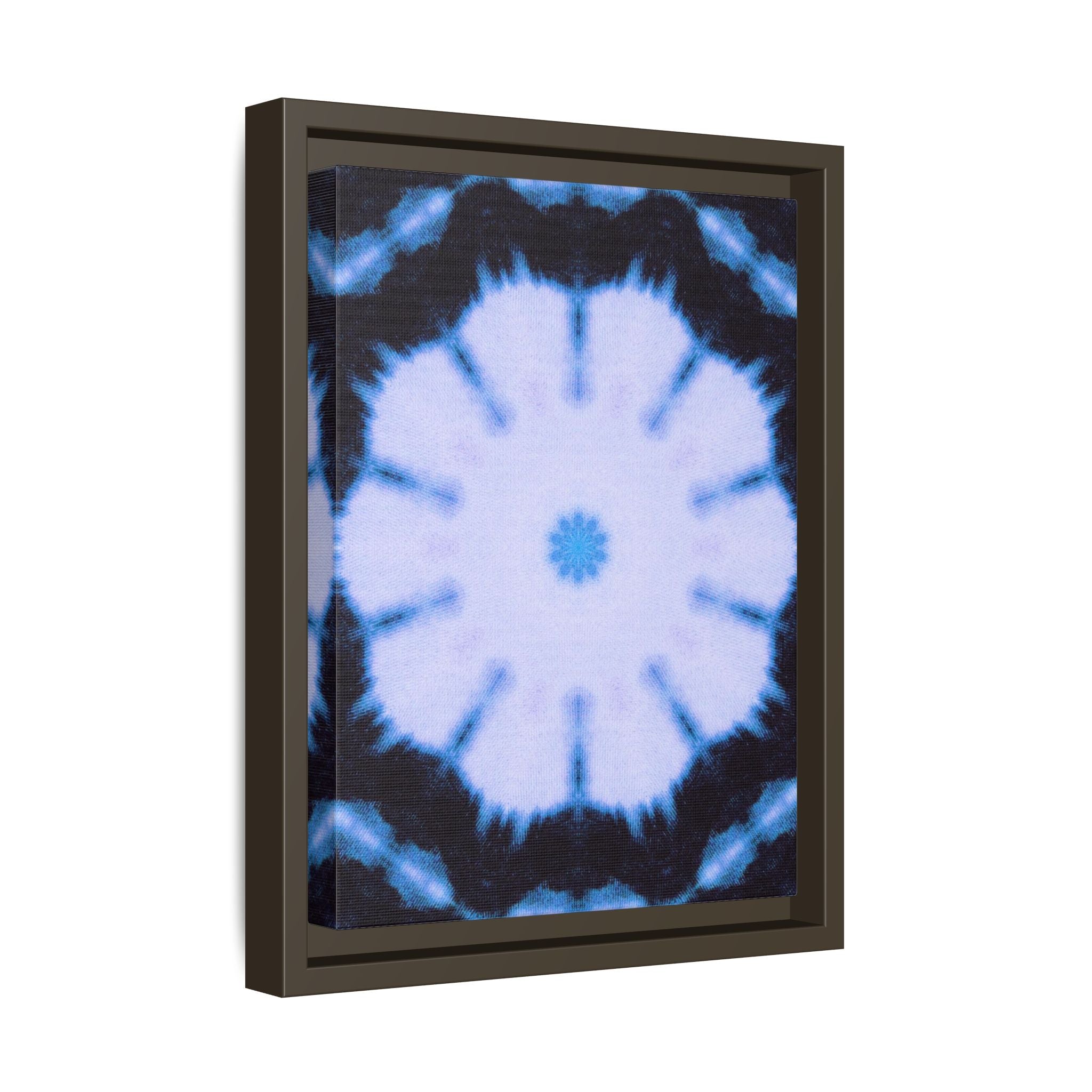 "SNWFLK" Cymatic Framed Matte Canvas