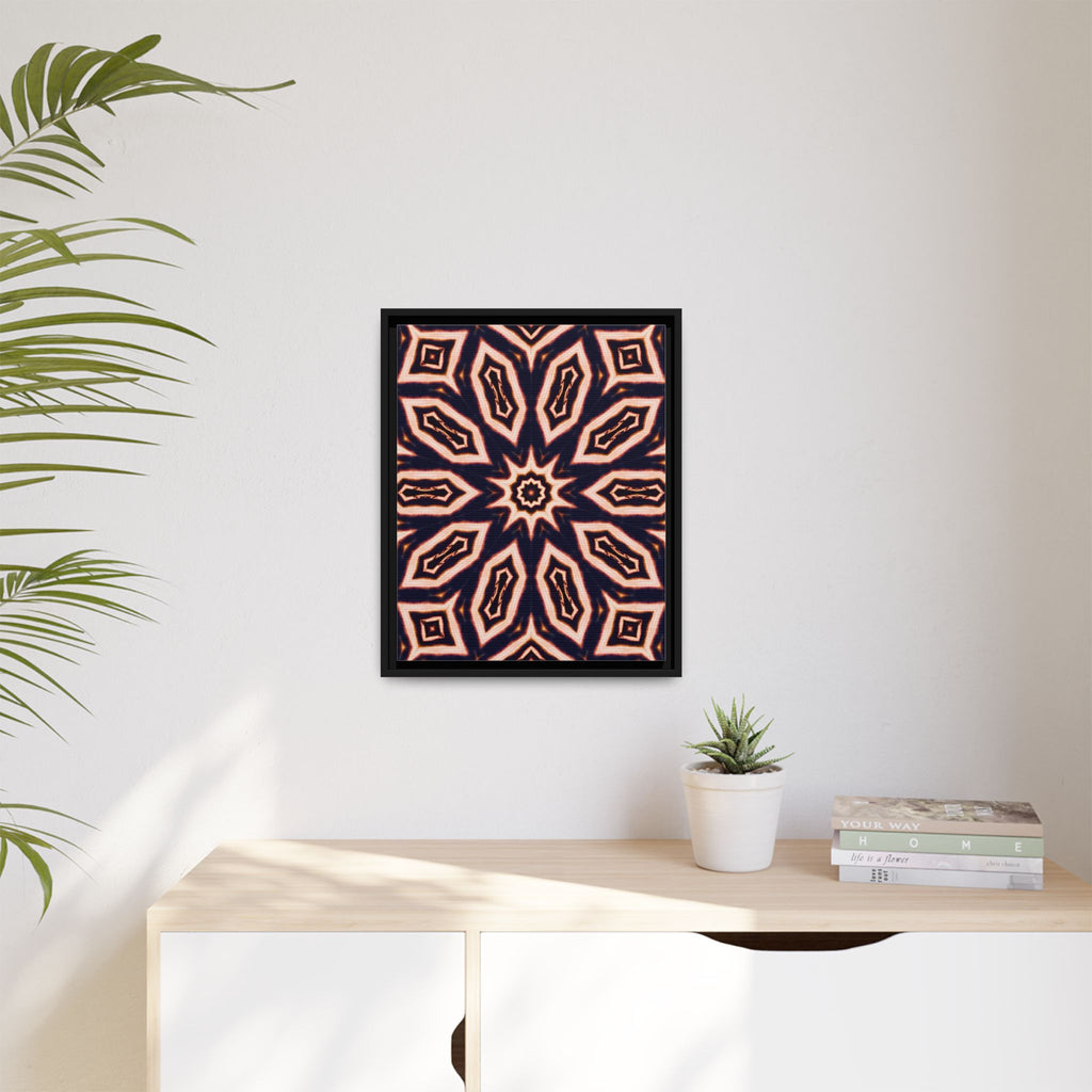 "E-CLPS" Cymatic Framed Matte Canvas