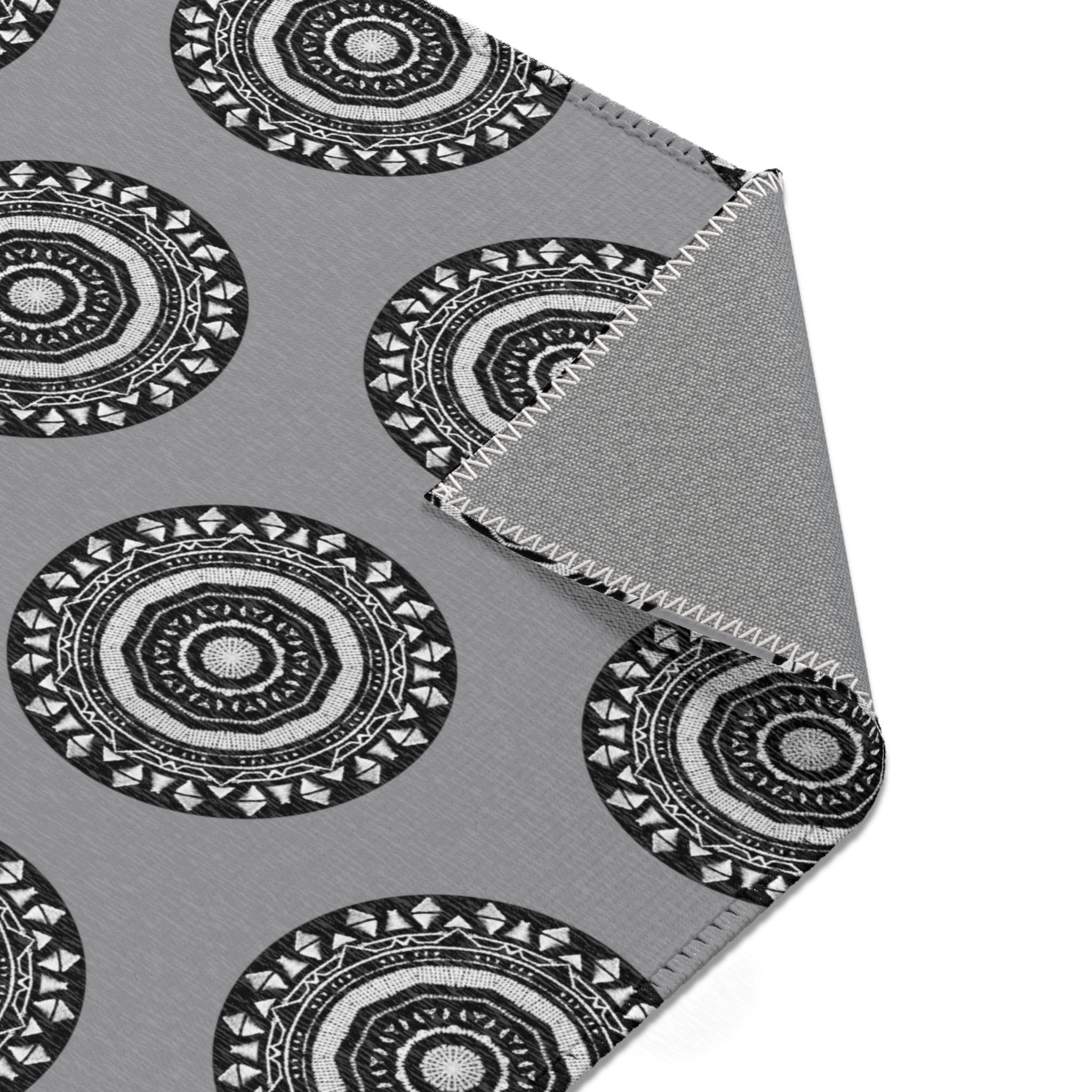 “MAYA” Cymatic Area Rug (Grey) - Modern Home Decor