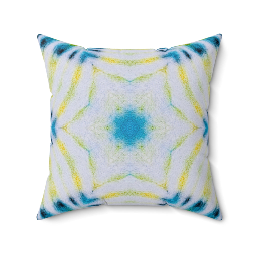 "CYMANTIQUE" Cymatic Print Square Cushion