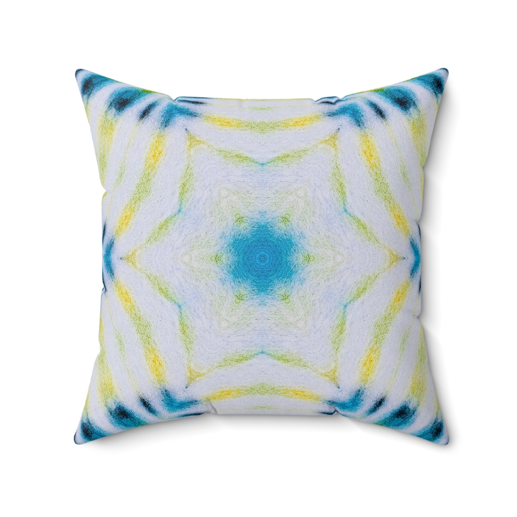 "CYMANTIQUE" Cymatic Print Square Cushion