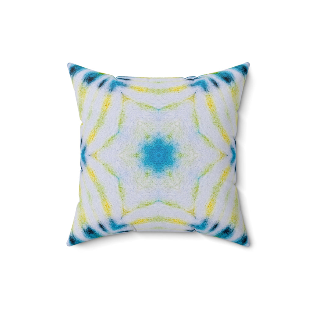 "CYMANTIQUE" Cymatic Print Square Cushion