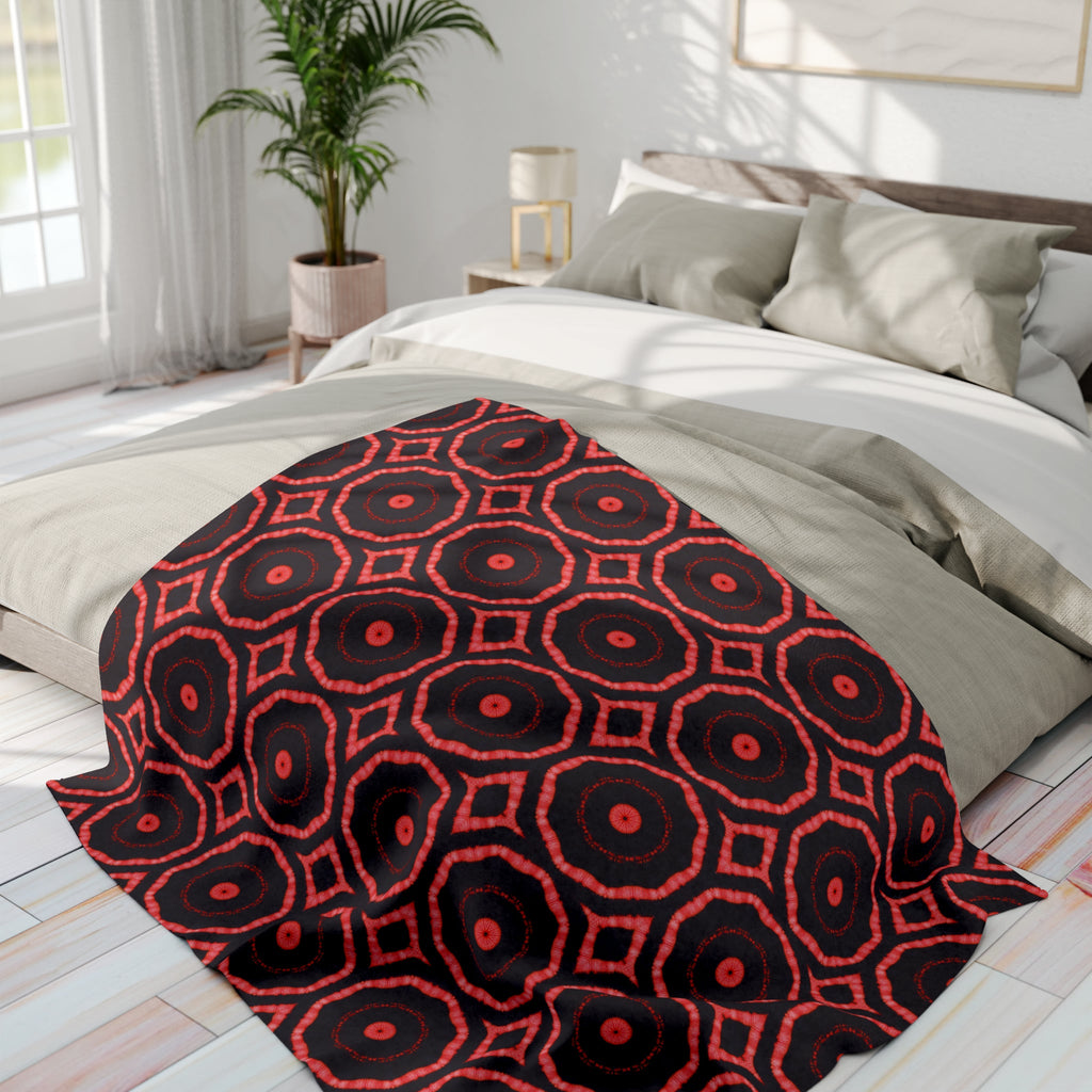 “396” Cymatic AOP Arctic Fleece Blanket