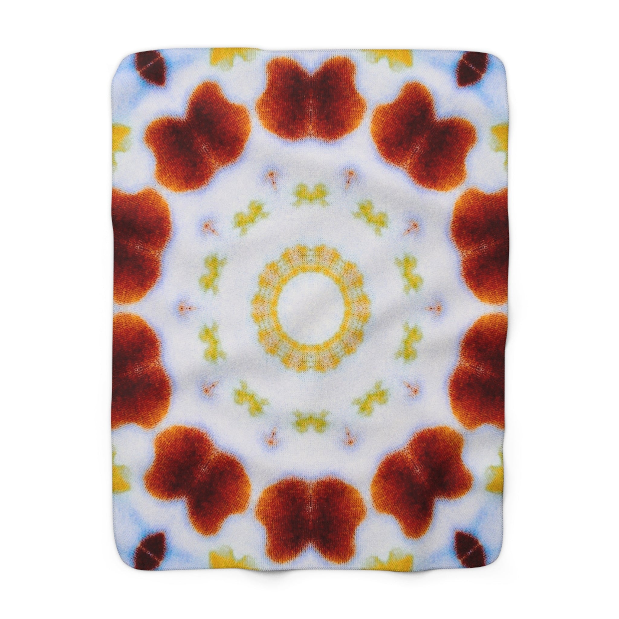 "MOSAiC" Cymatic Sherpa Fleece Blanket