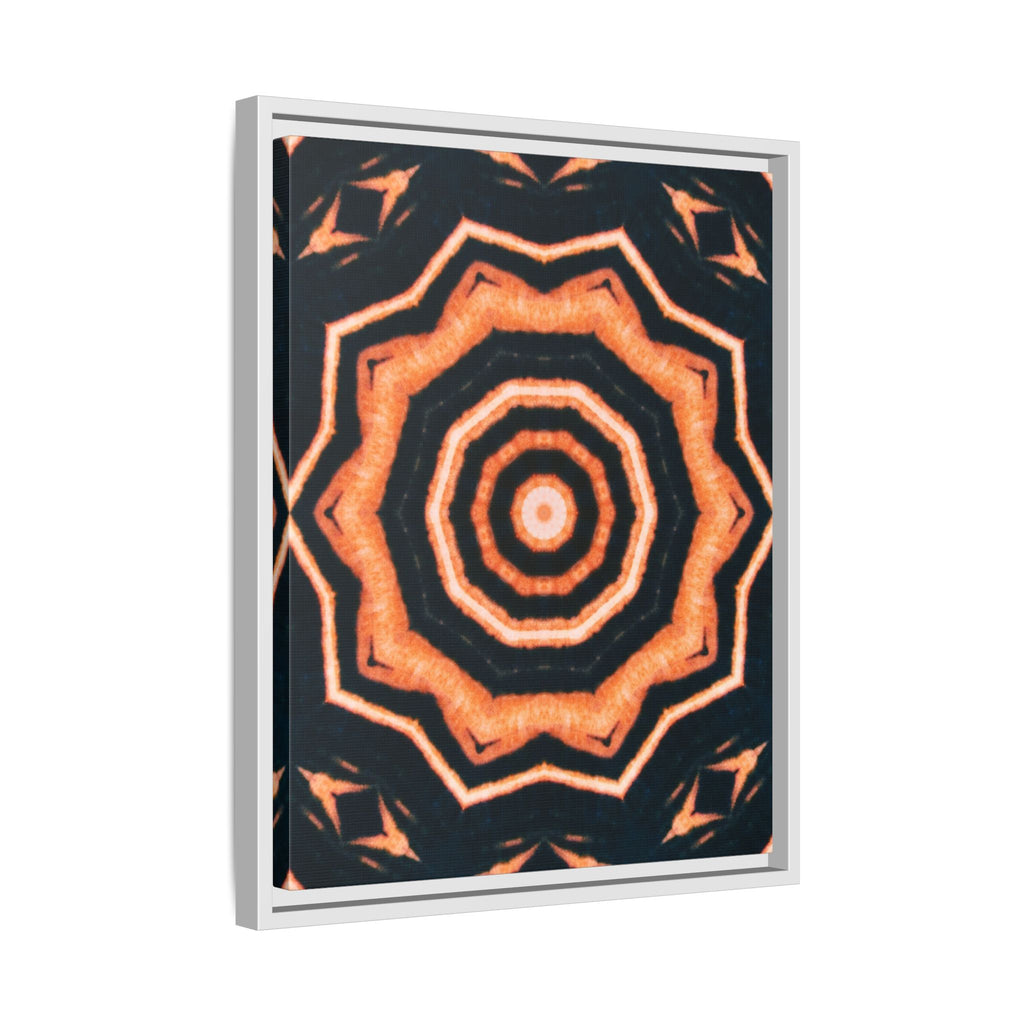 "417" Cymatic Framed Matte Canvas