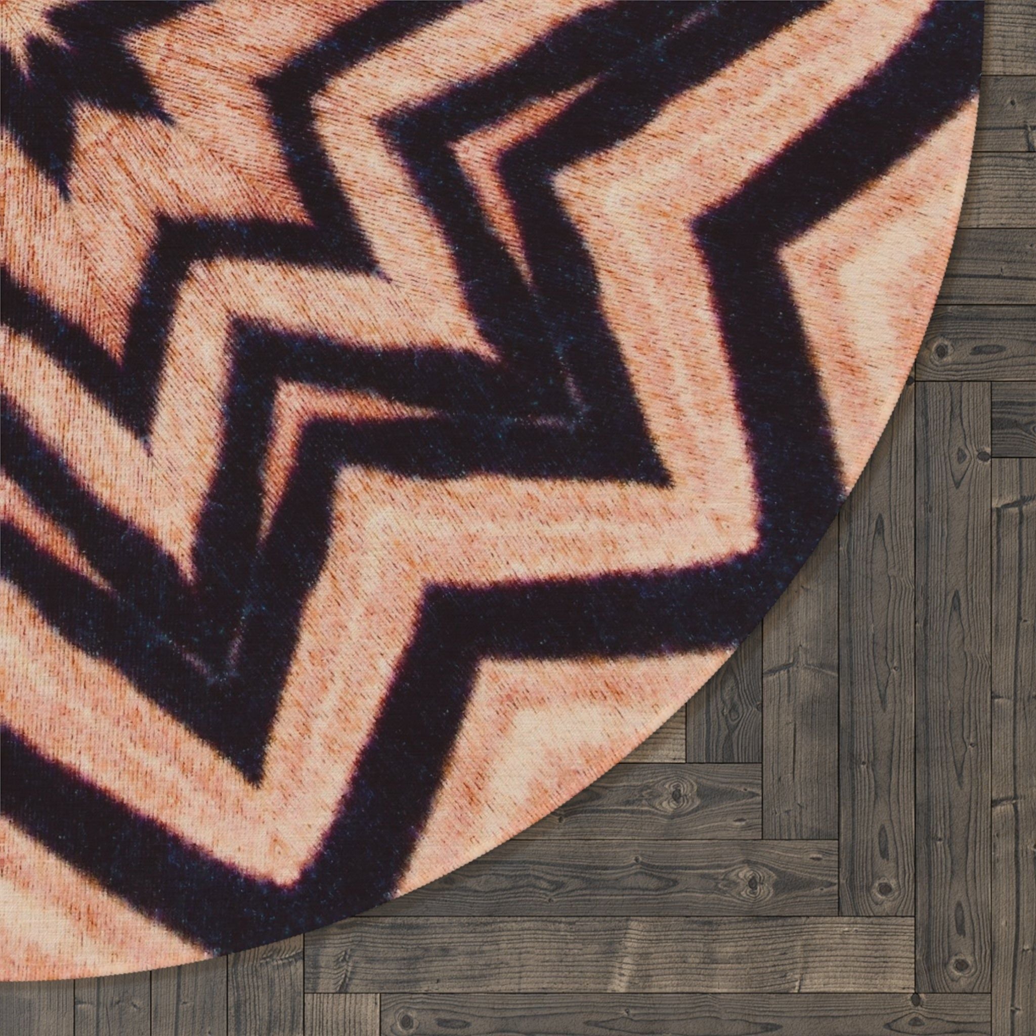 “FREQNCY” Cymatic Round Rug