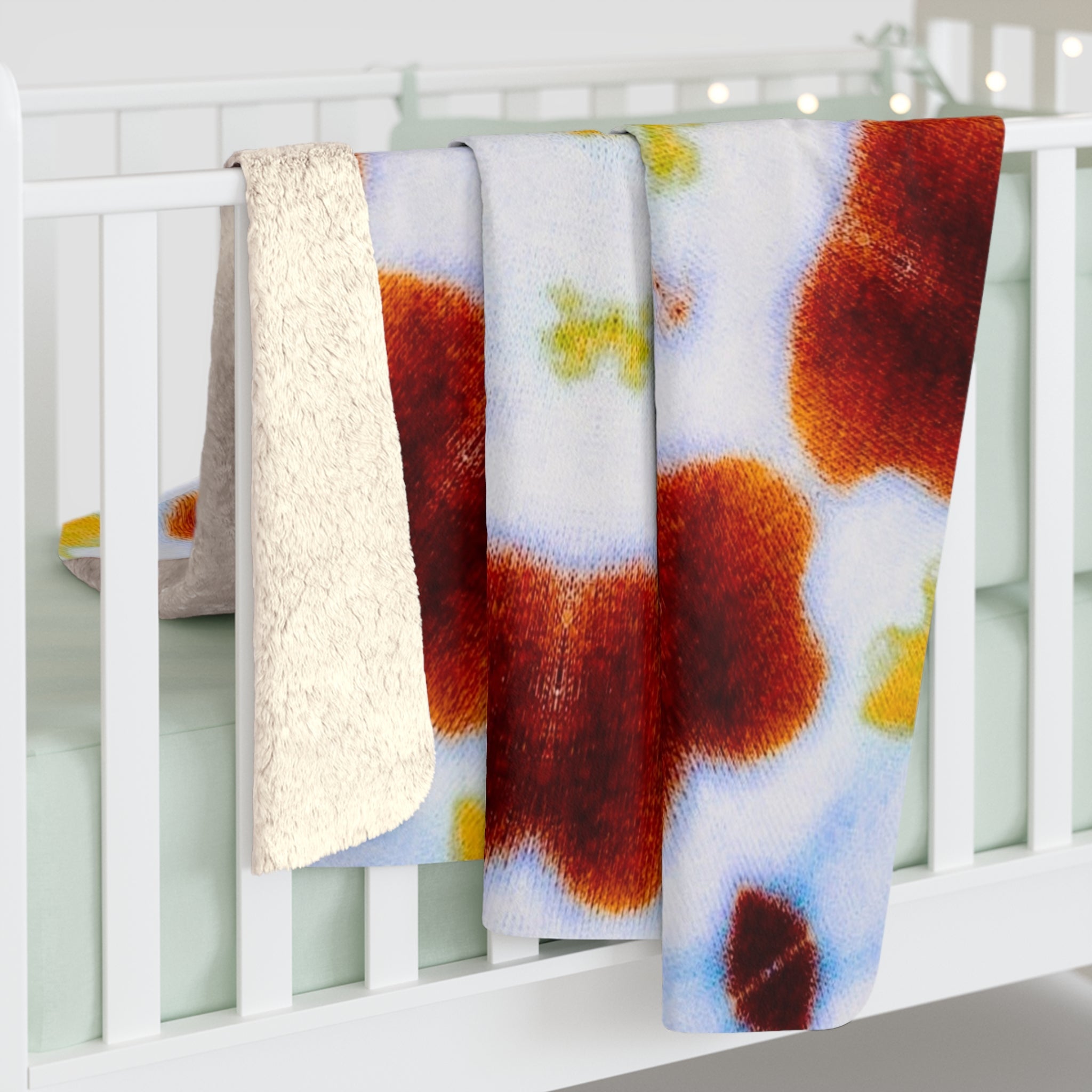 "MOSAiC" Cymatic Sherpa Fleece Blanket