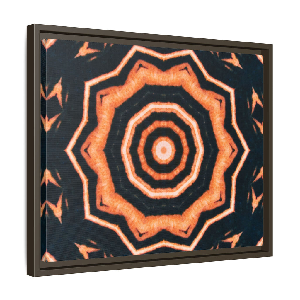 "417" Cymatic Framed Matte Canvas