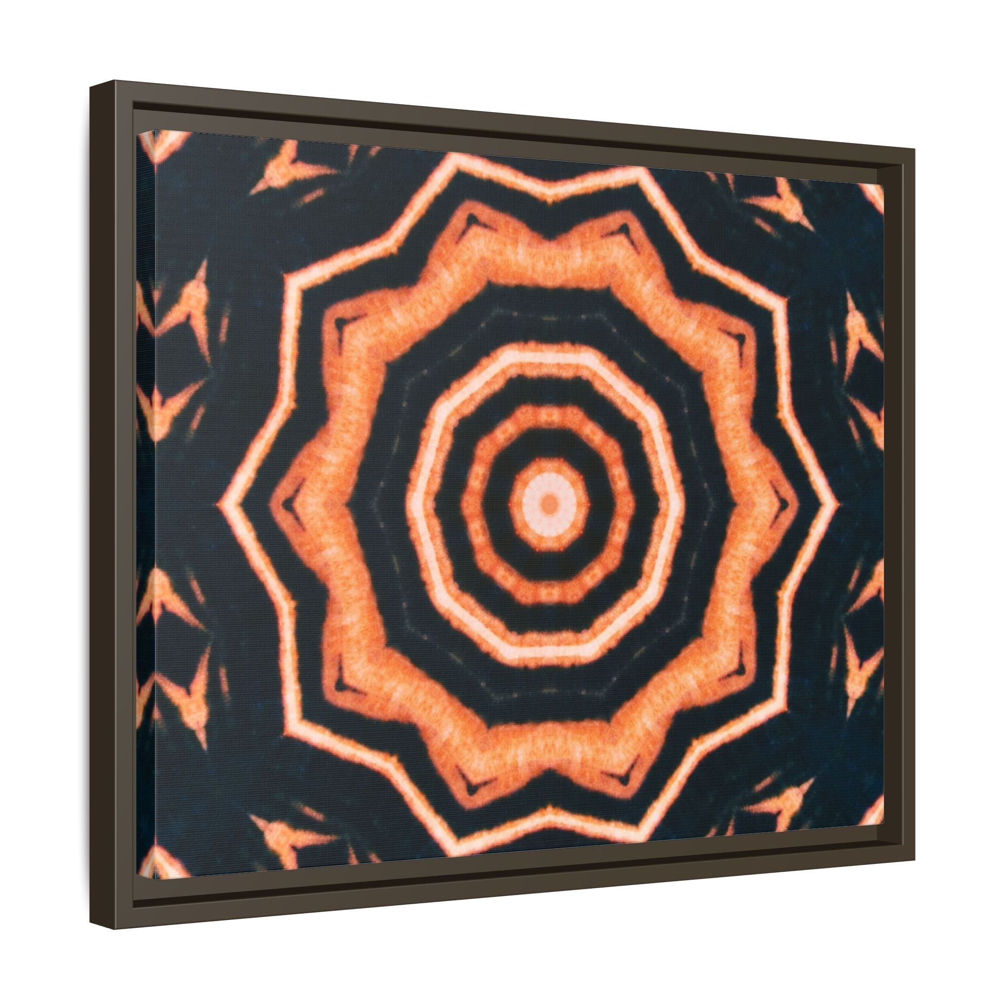 "417" Cymatic Framed Matte Canvas