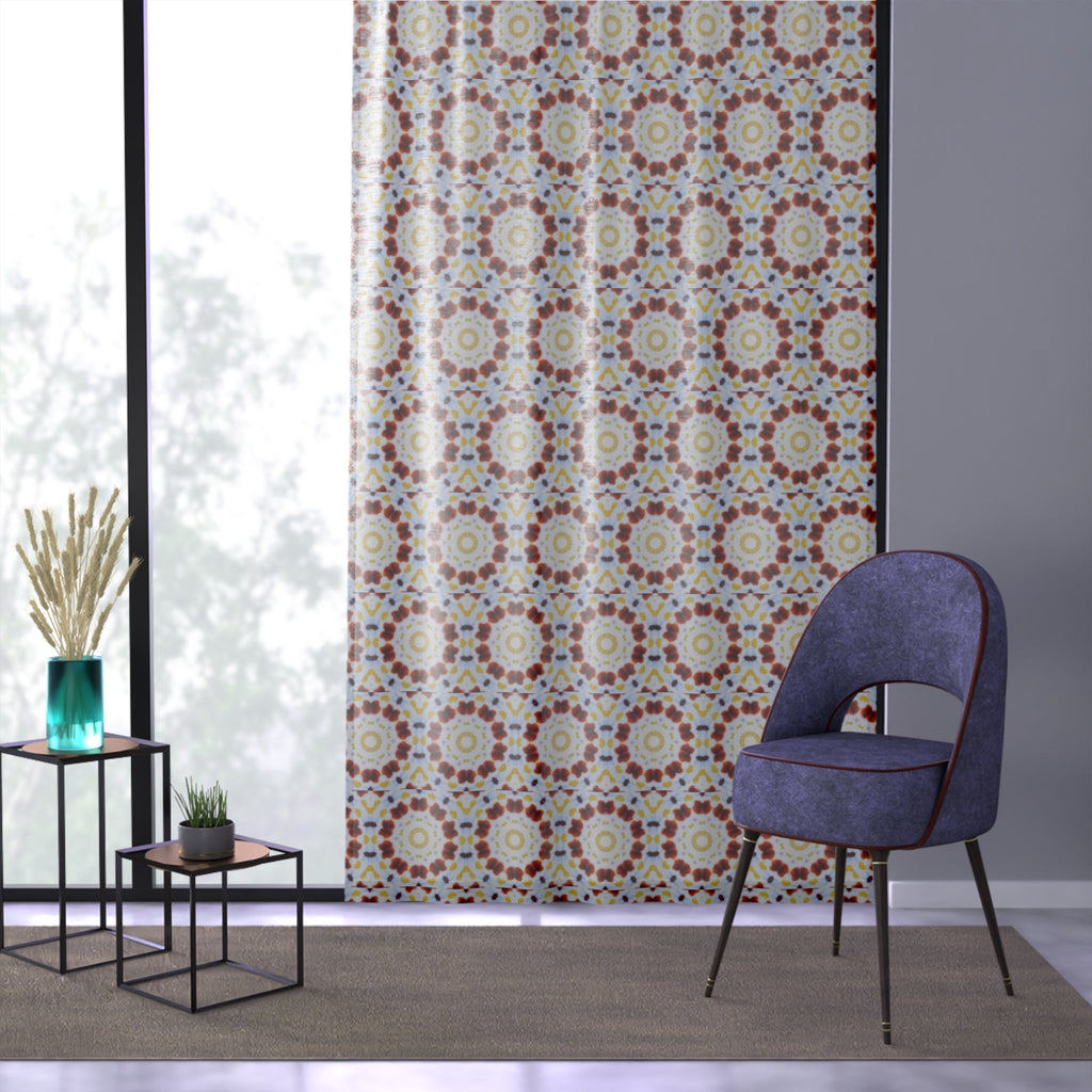 "MOSAiC" Cymatic Print Window Curtain