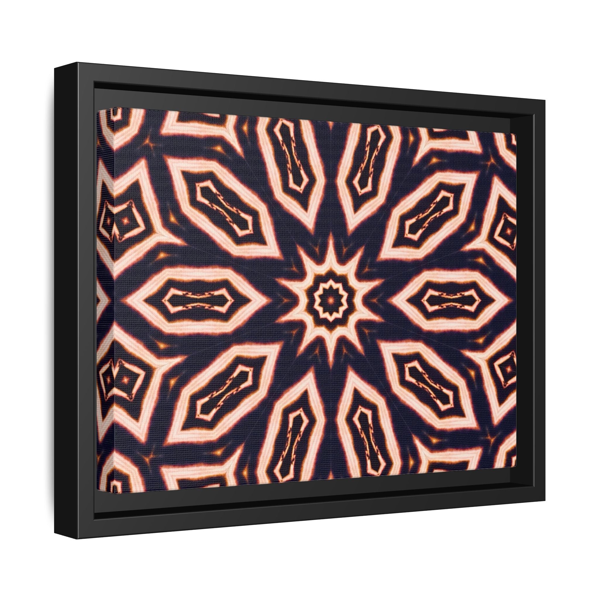 "E-CLPS" Cymatic Framed Matte Canvas