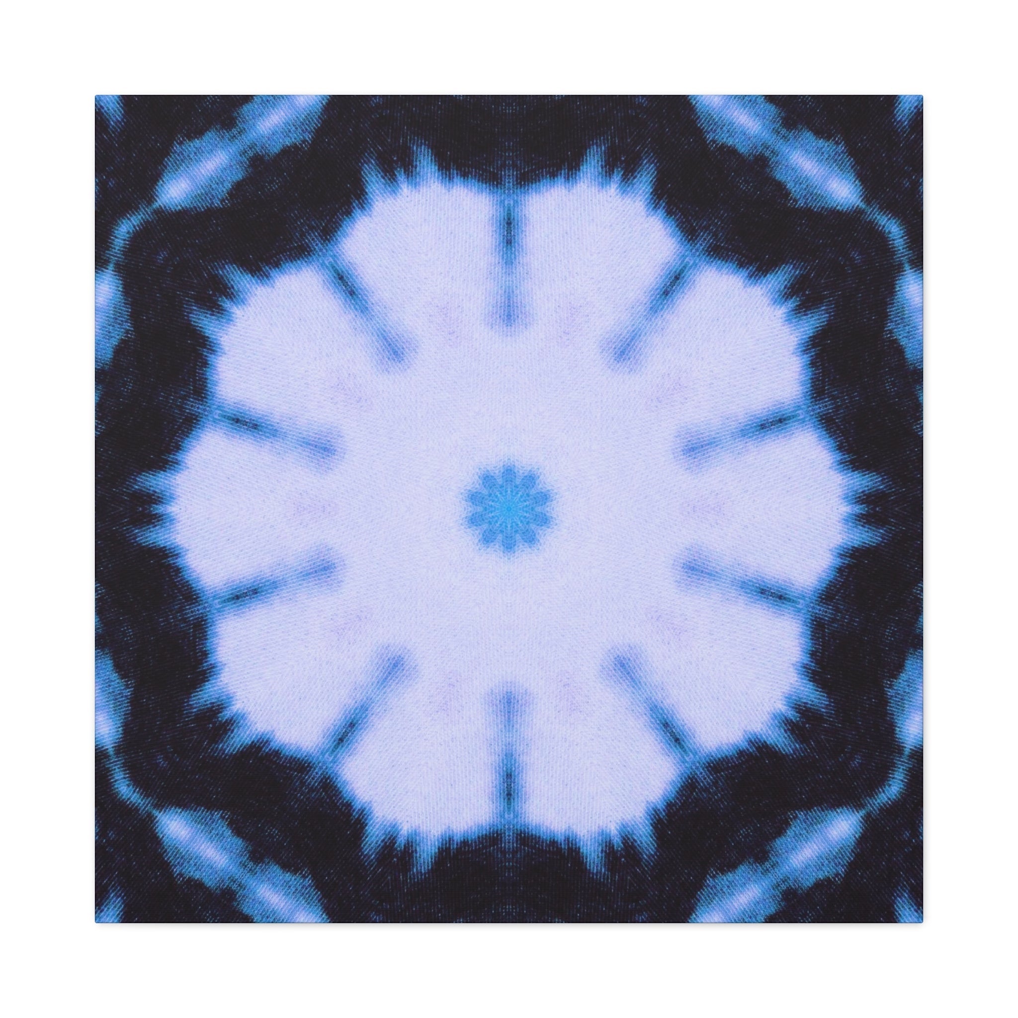 "SNWFLK" Cymatic Canvas Art Print - Stretched Matte 1.25"