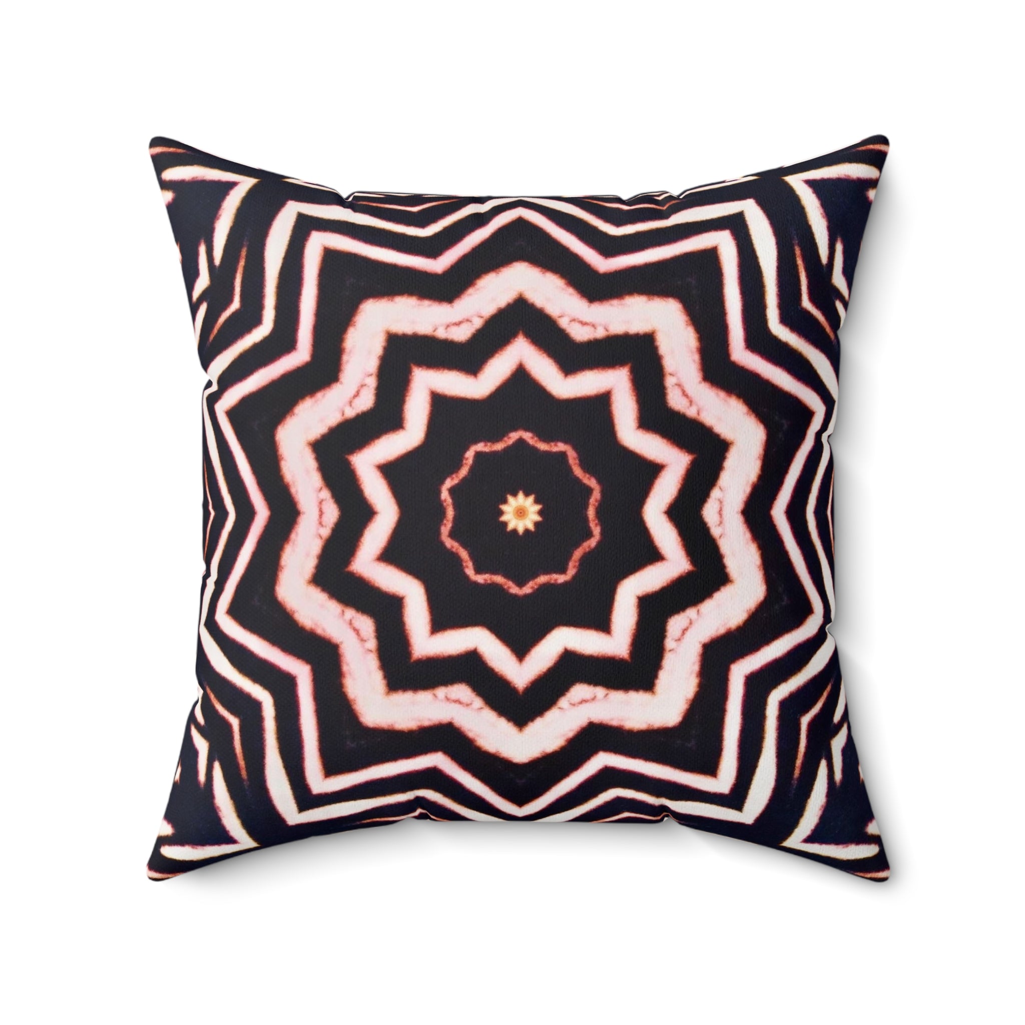 "A-BYSS" Cymatic Print Square Cushion