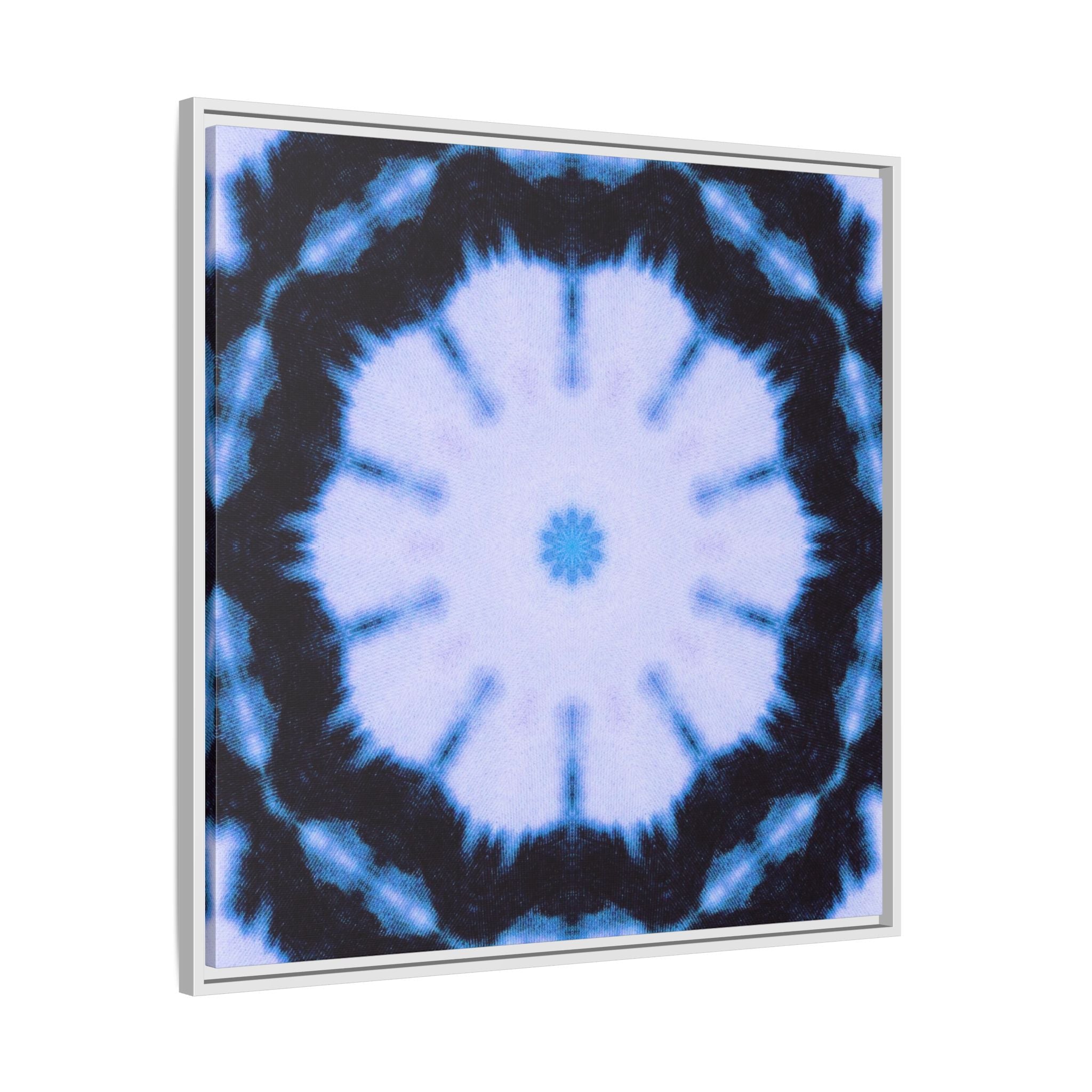 "SNWFLK" Cymatic Framed Matte Canvas