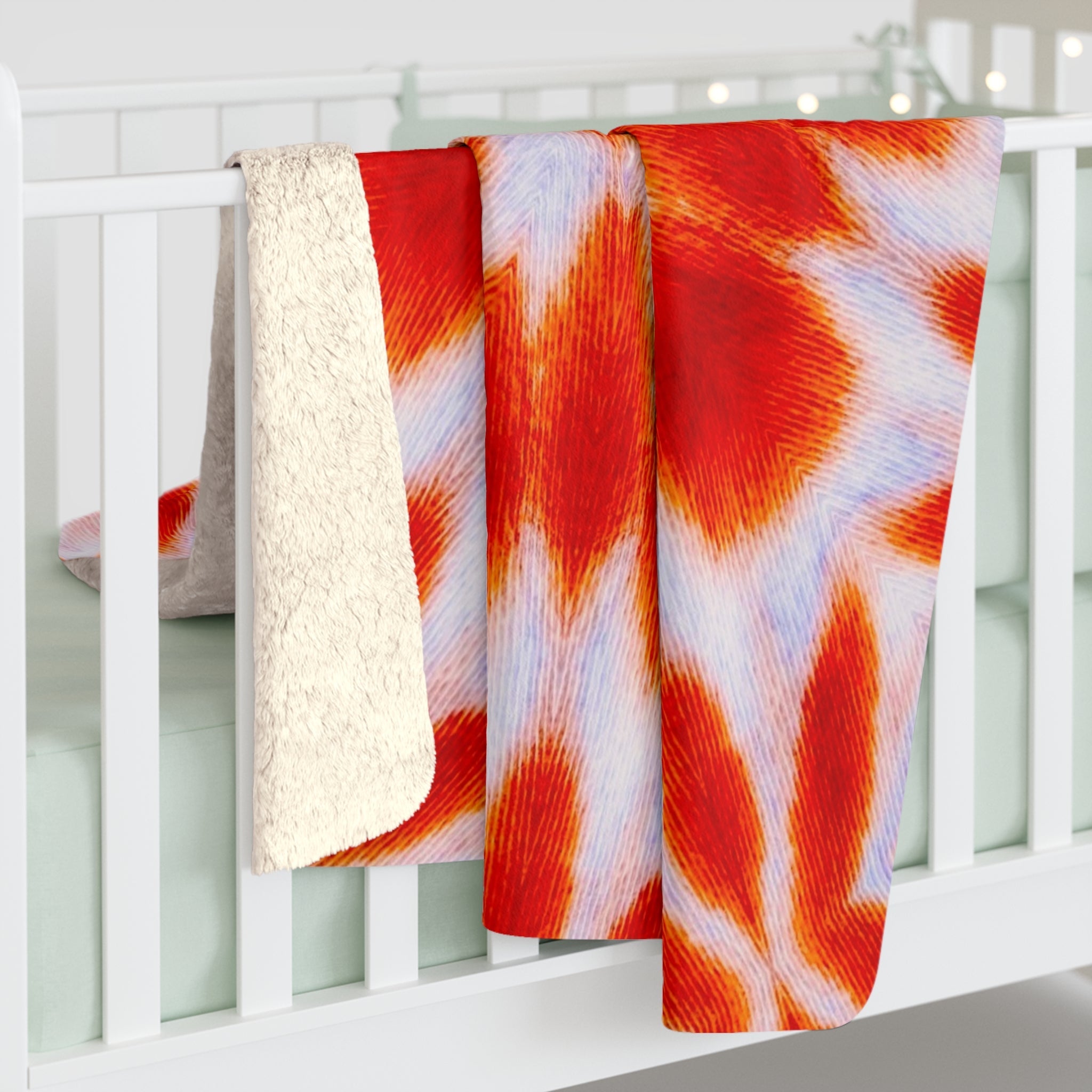 "SACRAL" Sherpa Fleece Blanket | Cosy Throw for Home Decor & Gifts