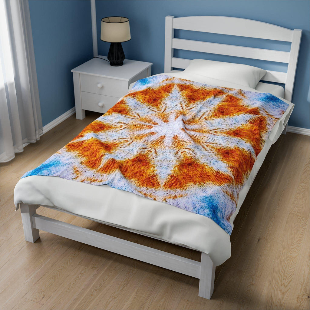 “SOL” Cymatic Velveteen Blanket