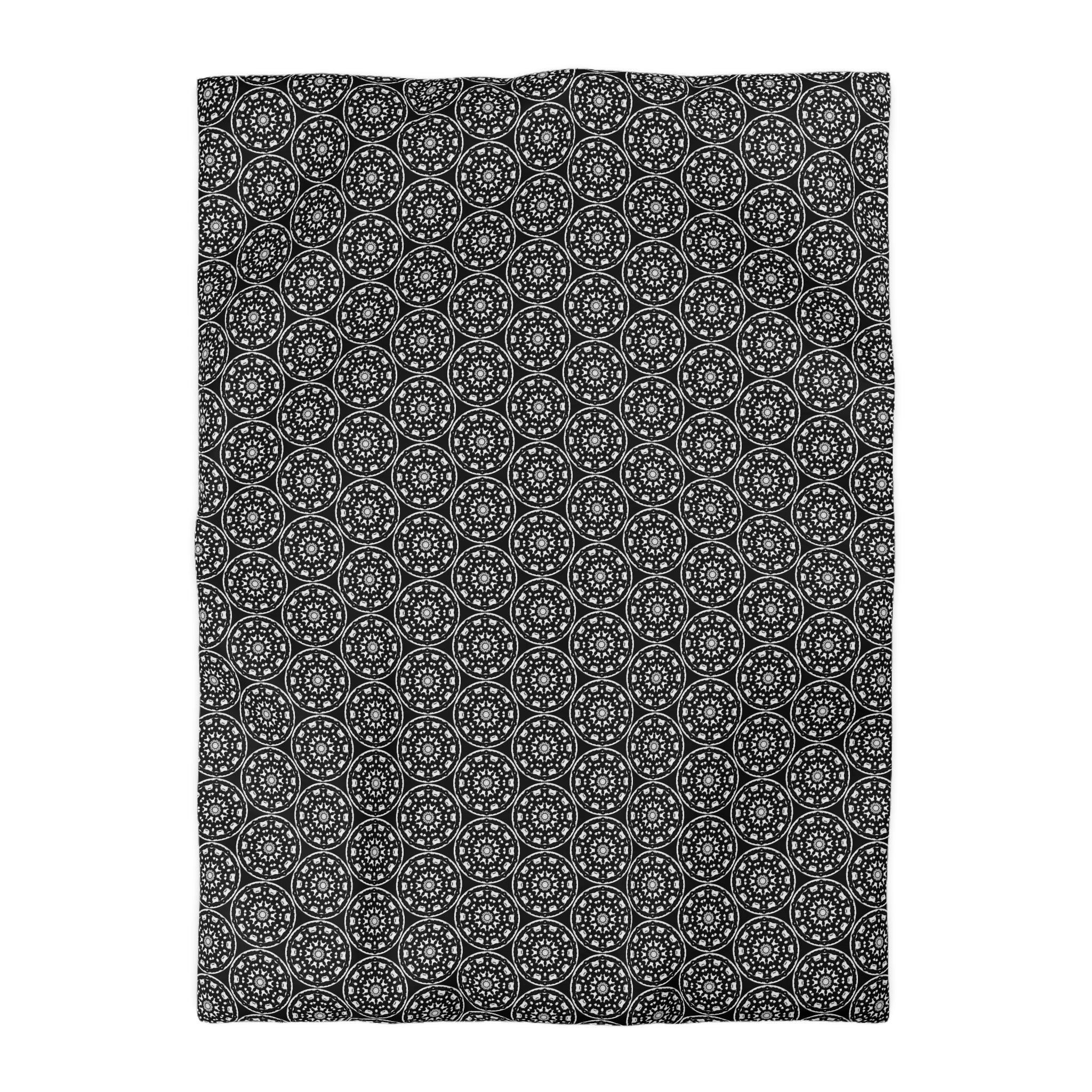 "STMPUNK" Cymatic Duvet Cover (Black)