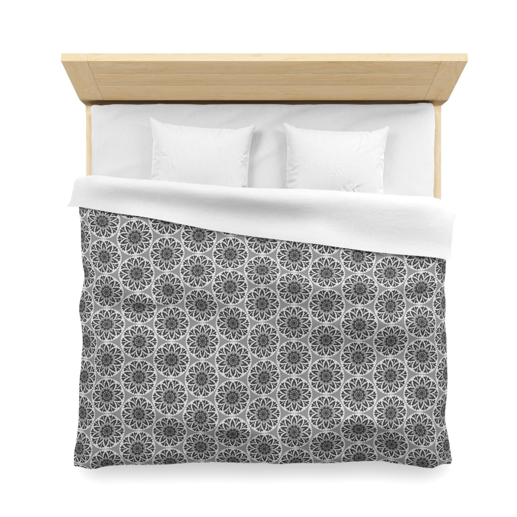 "GETA" Cymatic Duvet Cover (Grey) - Housewarming