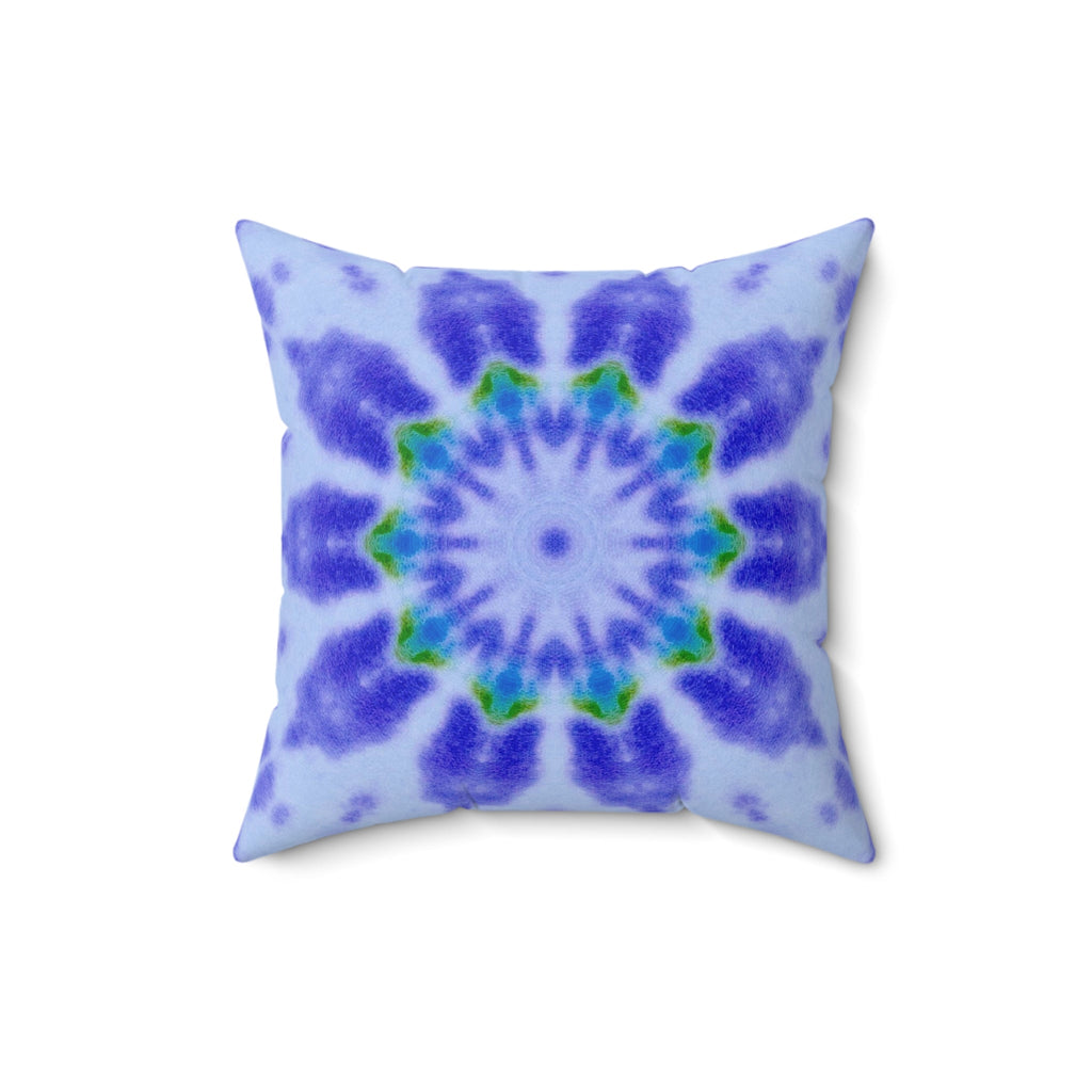 "LOTUS" Cymatic Print Square Cushion