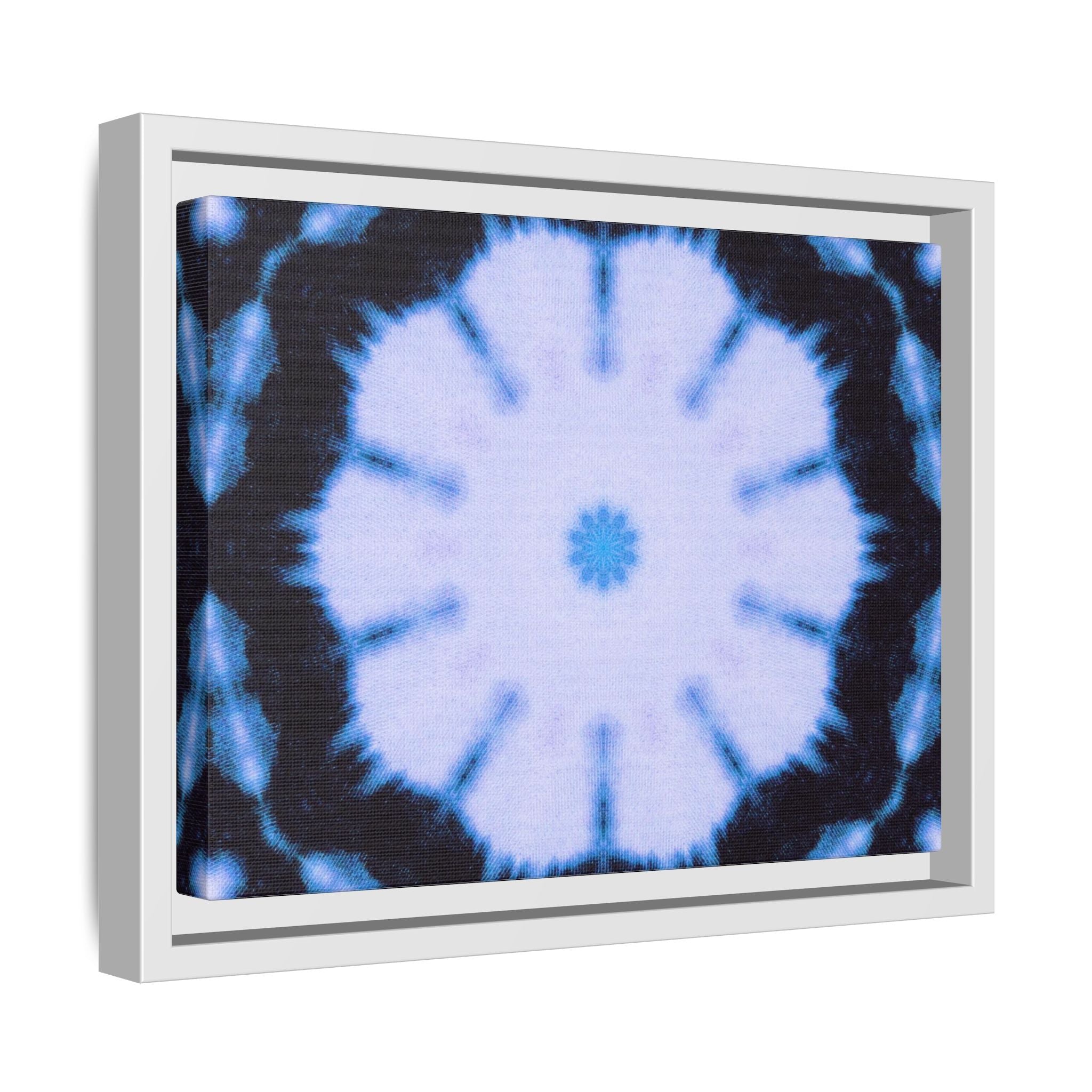 "SNWFLK" Cymatic Framed Matte Canvas