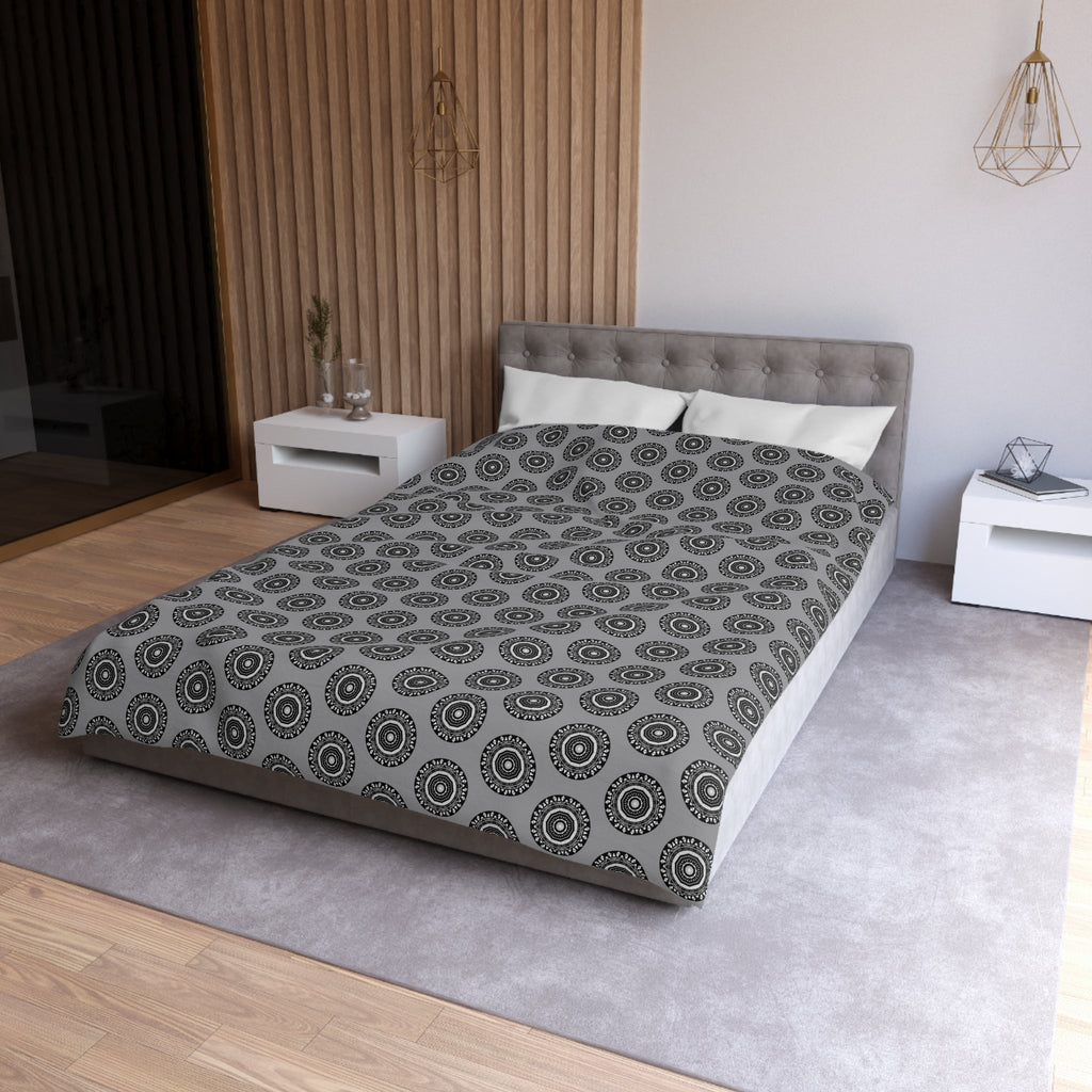 "MAYA" Cymatic Duvet Cover (Grey) - Housewarming