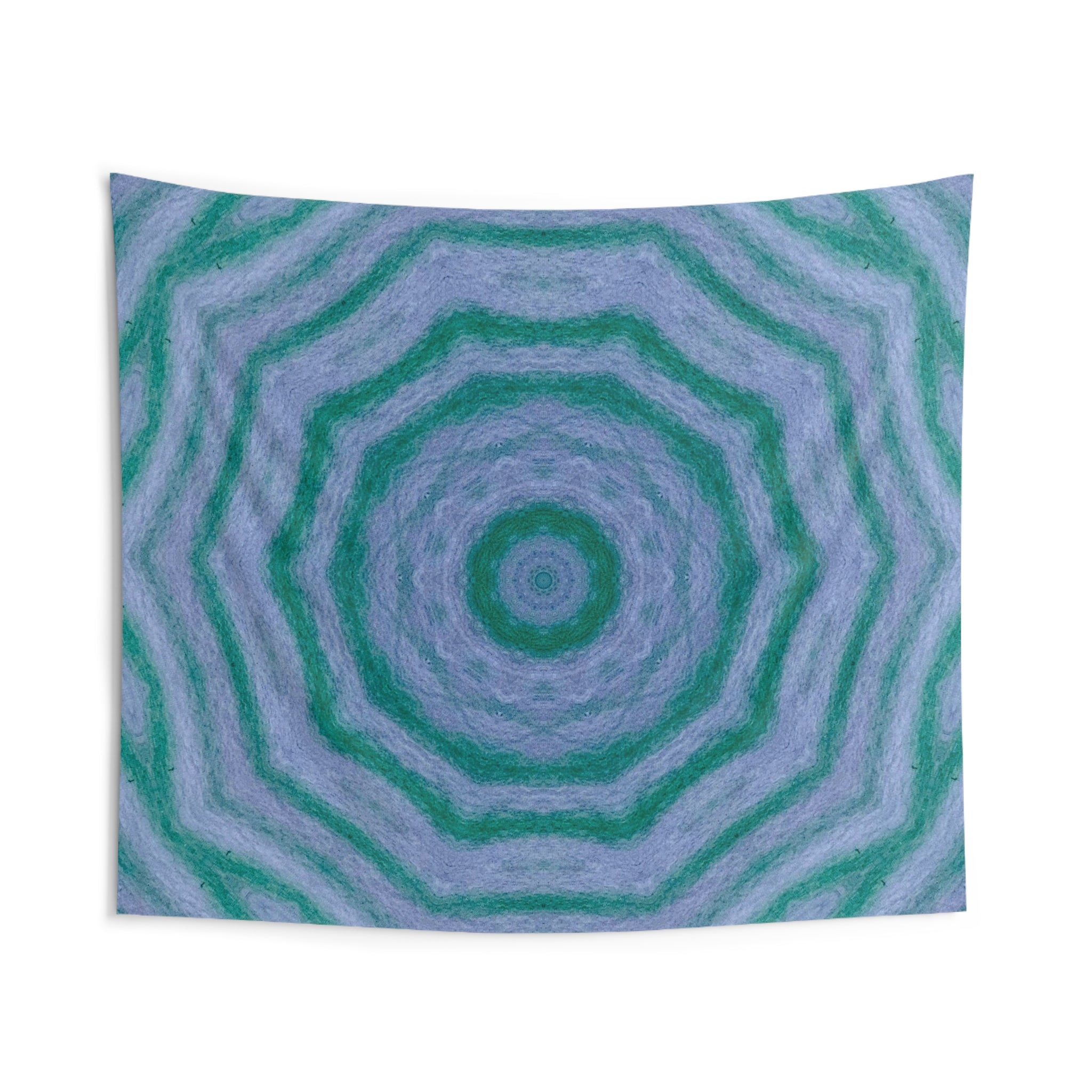 "GR33N3RY" Cymatic Indoor Wall Tapestry