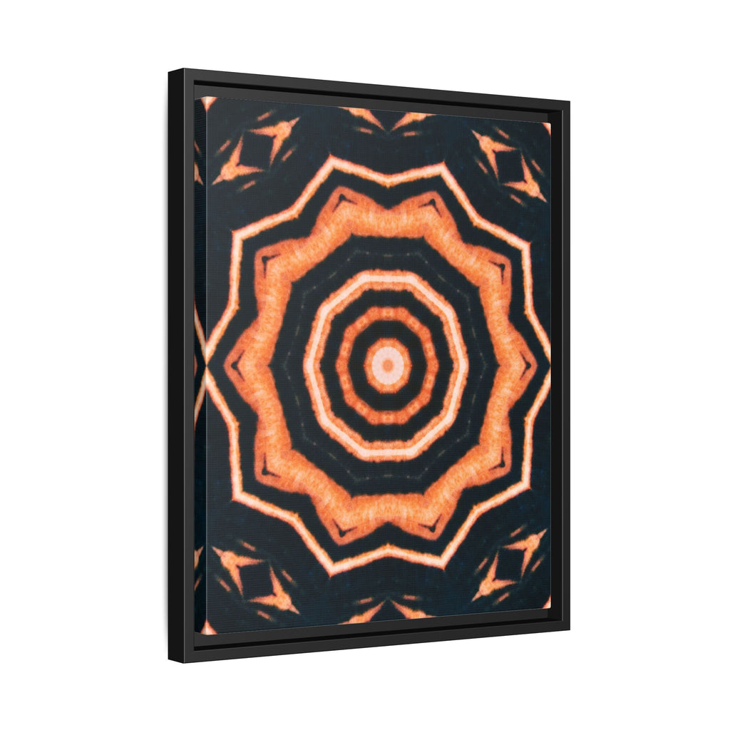 "417" Cymatic Framed Matte Canvas