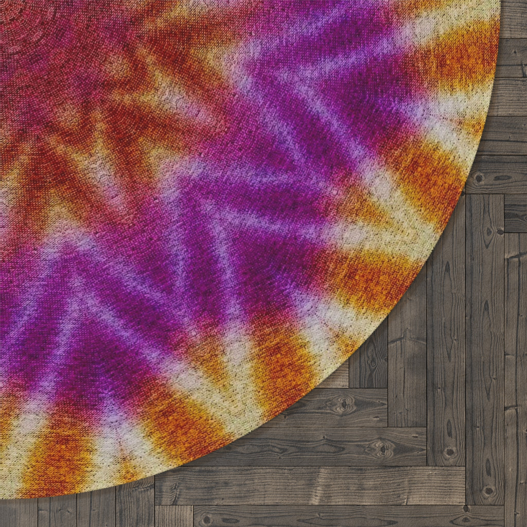 “OST3OS” Cymatic Round Rug