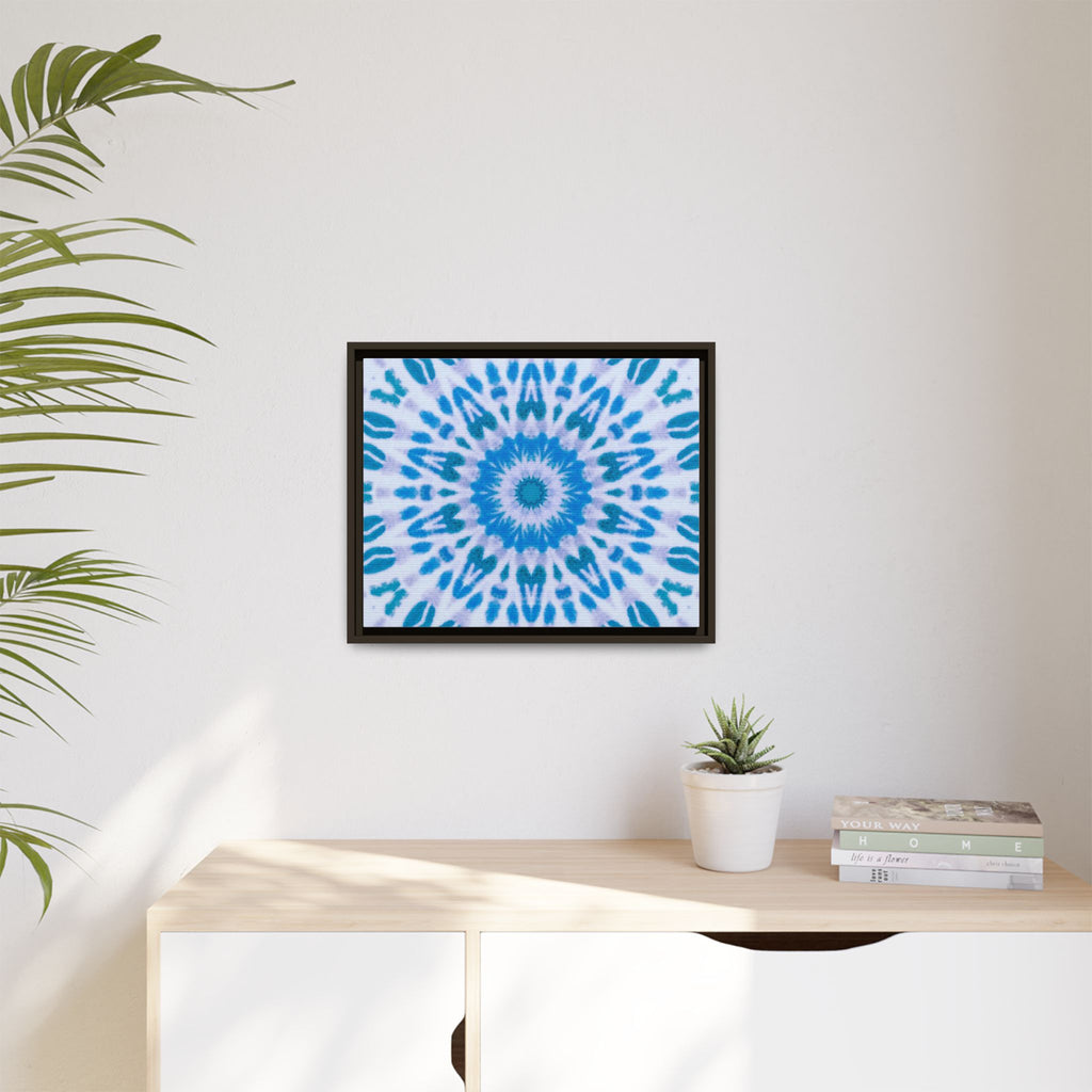 "E-VEIL I" Cymatic Framed Matte Canvas