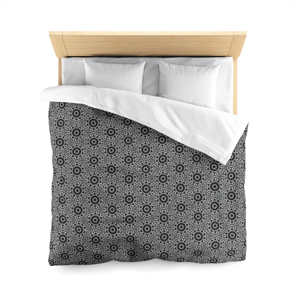 "E-VEIL I" Cymatic Duvet Cover (Dark Grey) - Housewarming