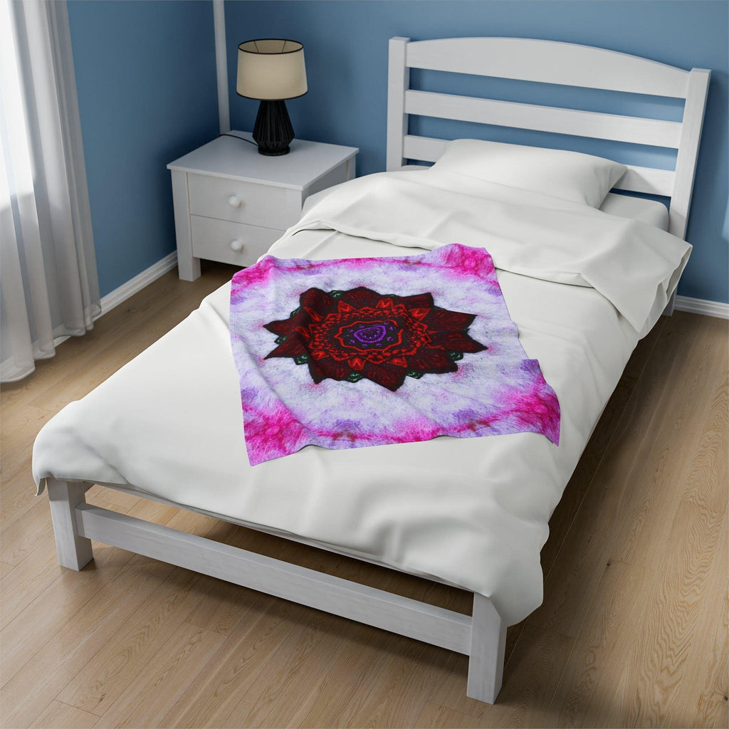 “VESI” Cymatic Velveteen Blanket