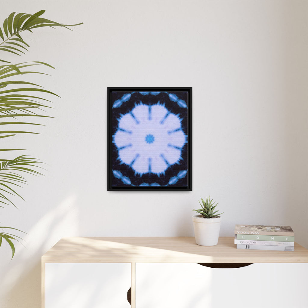 "SNWFLK" Cymatic Framed Matte Canvas