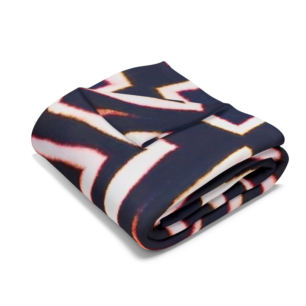 “A-BYSS” Cymatic Arctic Fleece Blanket